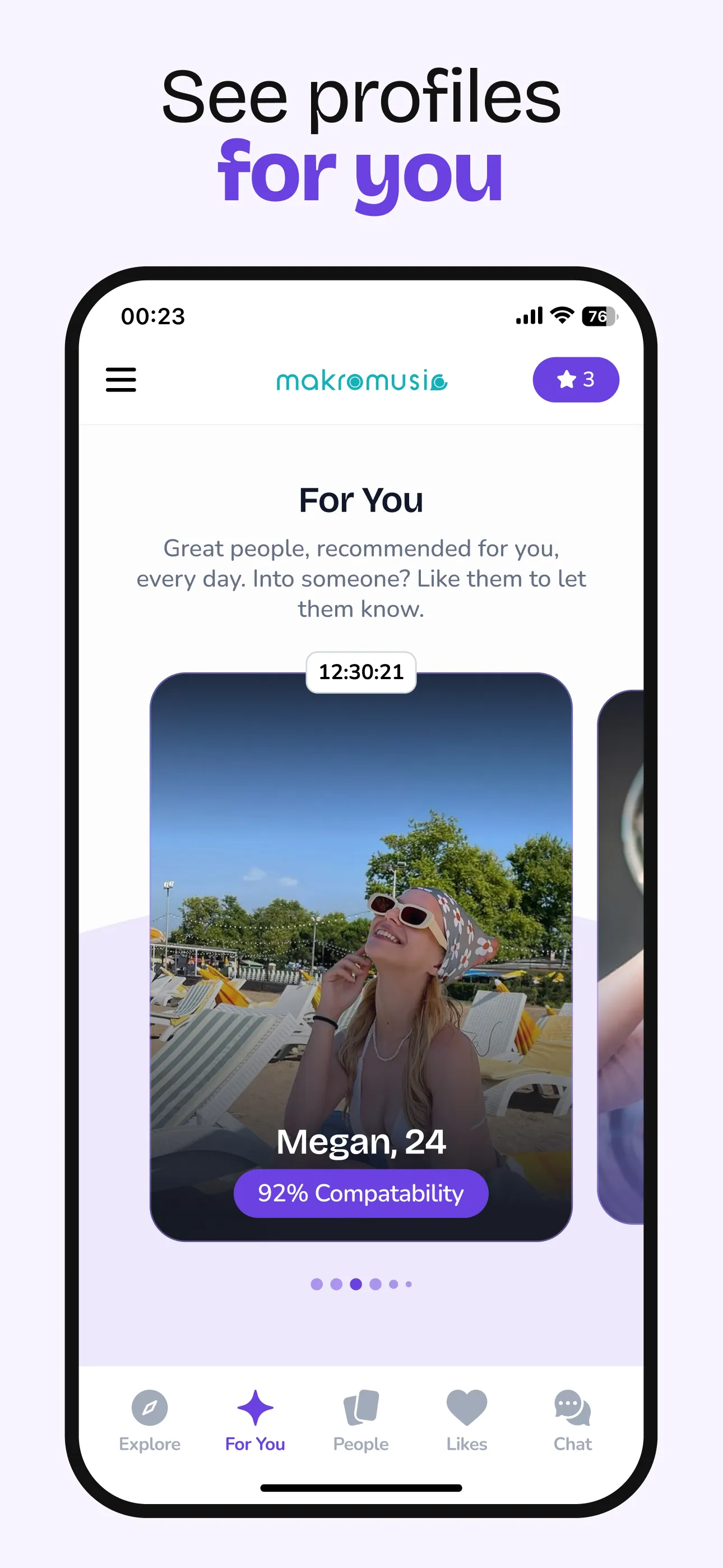 makromusic Dating for Spotify iphone screenshot 6