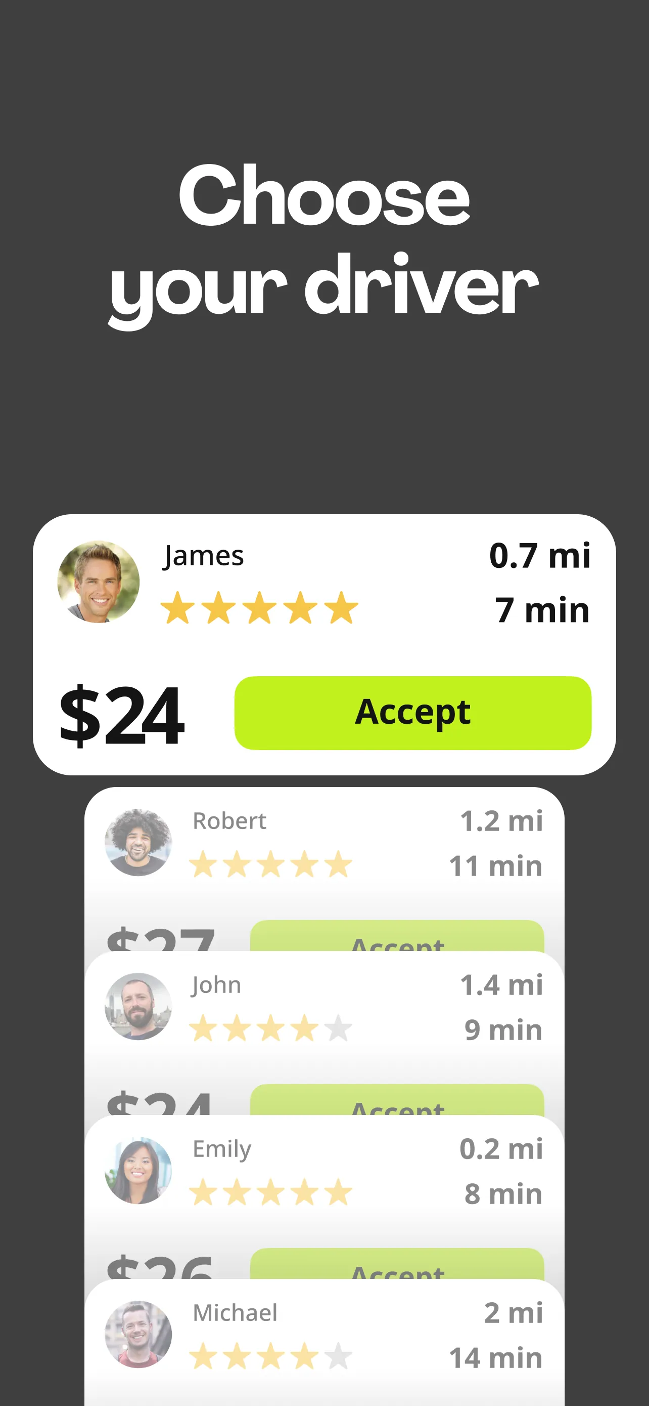 inDrive. Save on city rides iphone screenshot 3