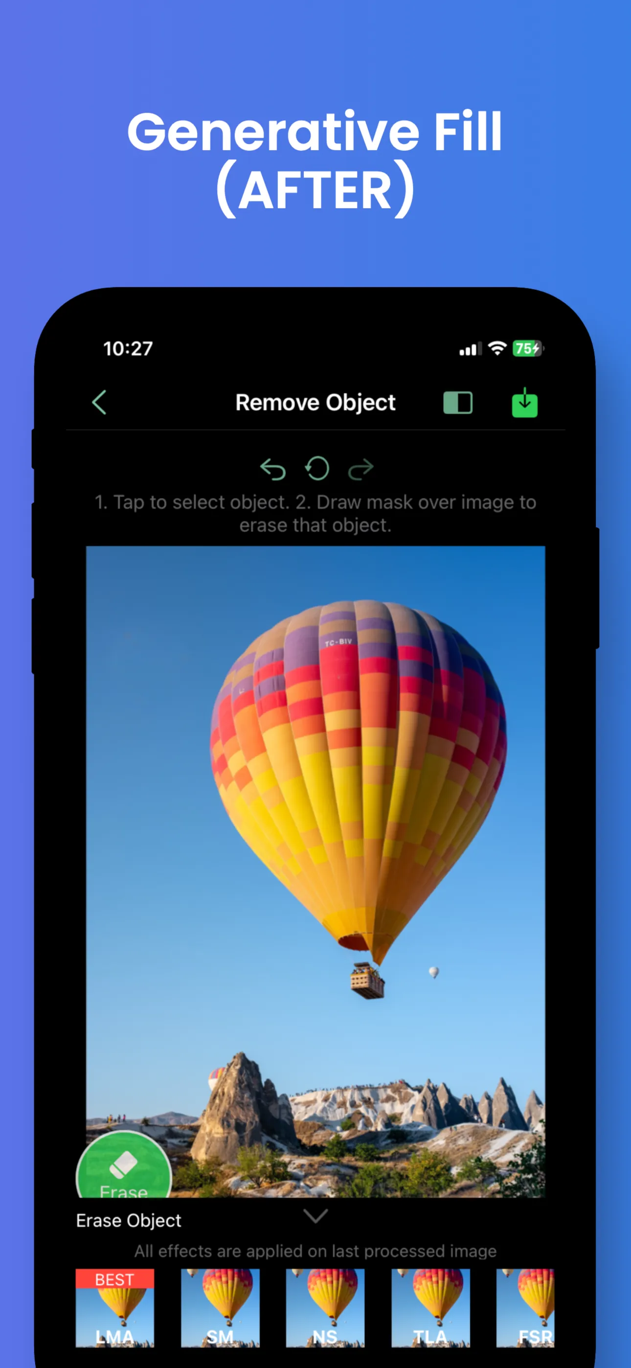 remove watermark erase objects iphone screenshot 5