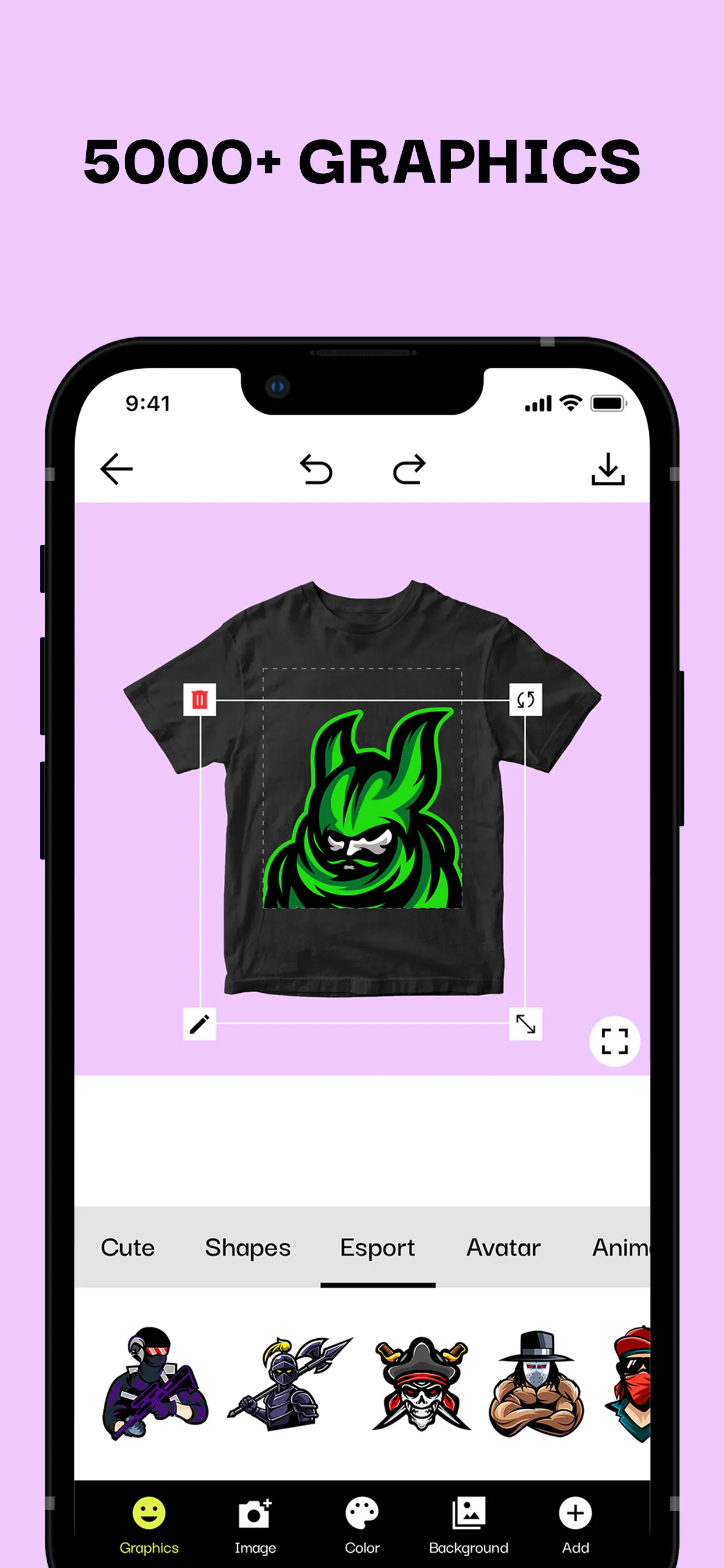 Mockup creator: Shirt designer iphone screenshot 4