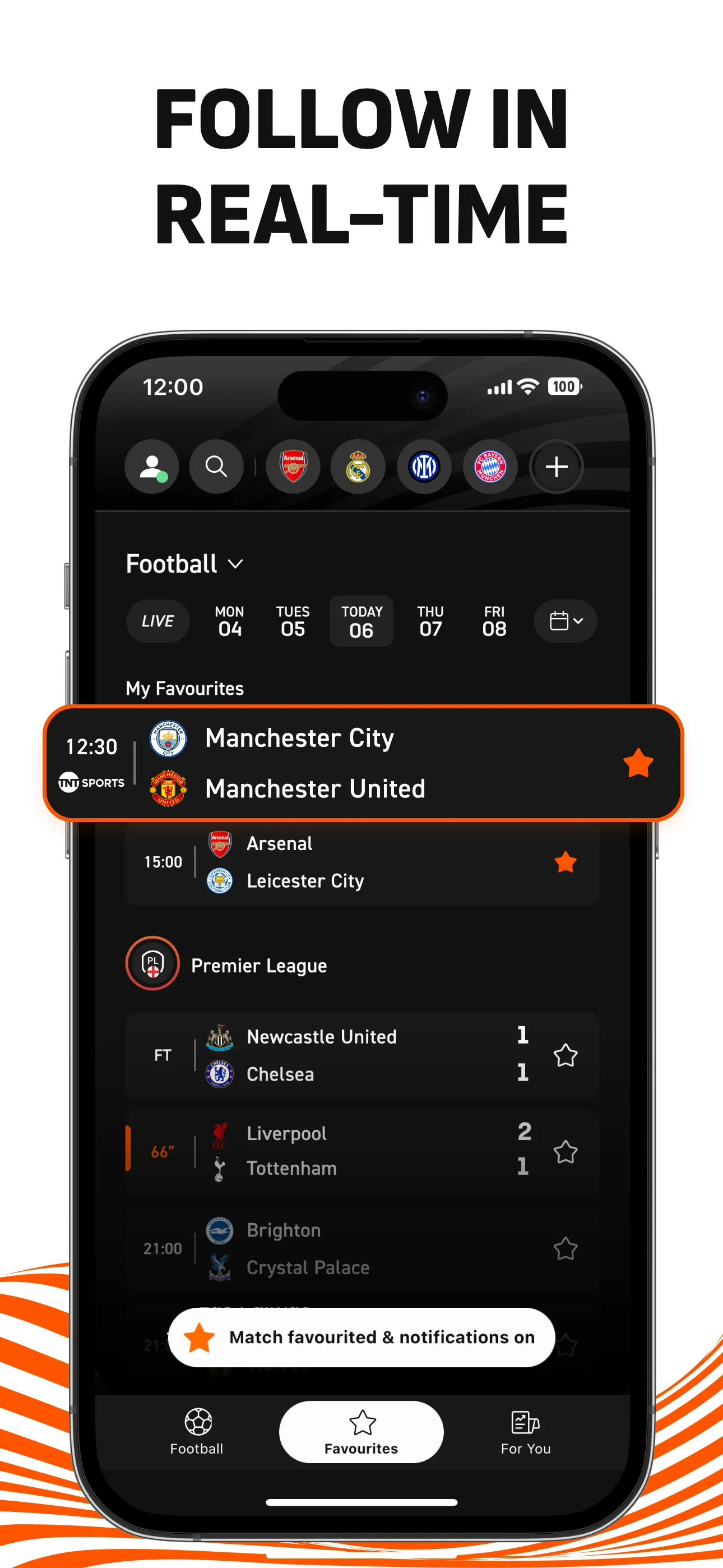 LiveScore: Live Sports Scores iphone screenshot 5