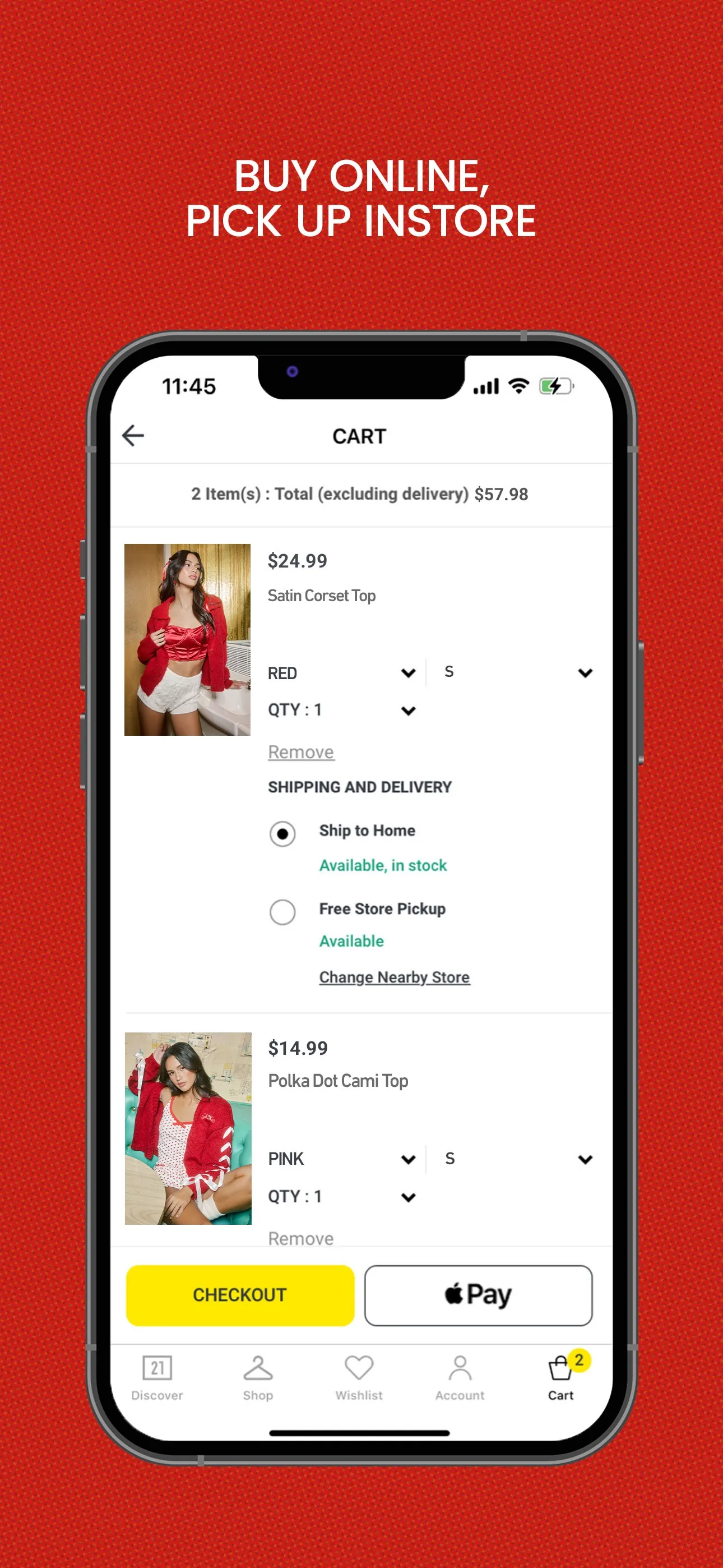 Forever 21 iphone screenshot 5
