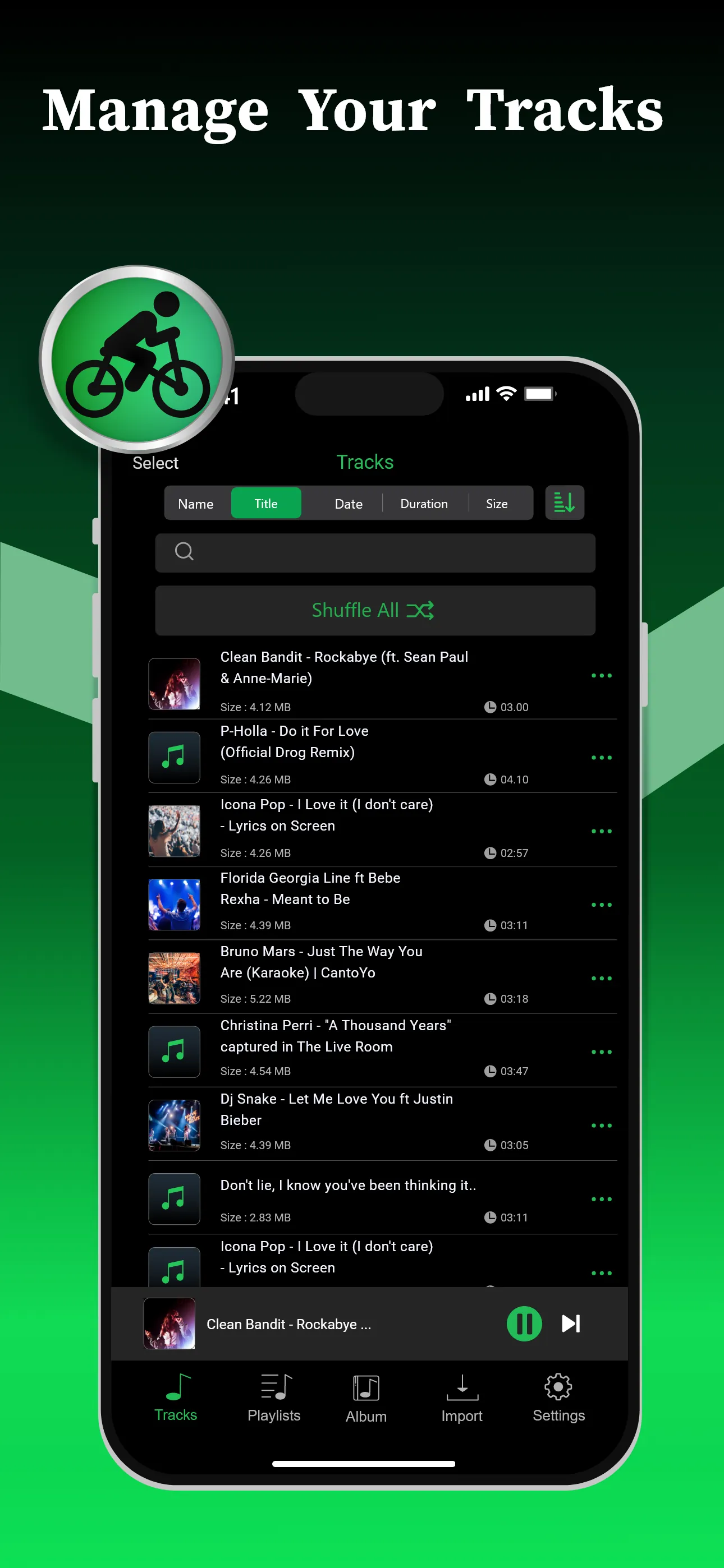 Offline Music Player iphone screenshot 7