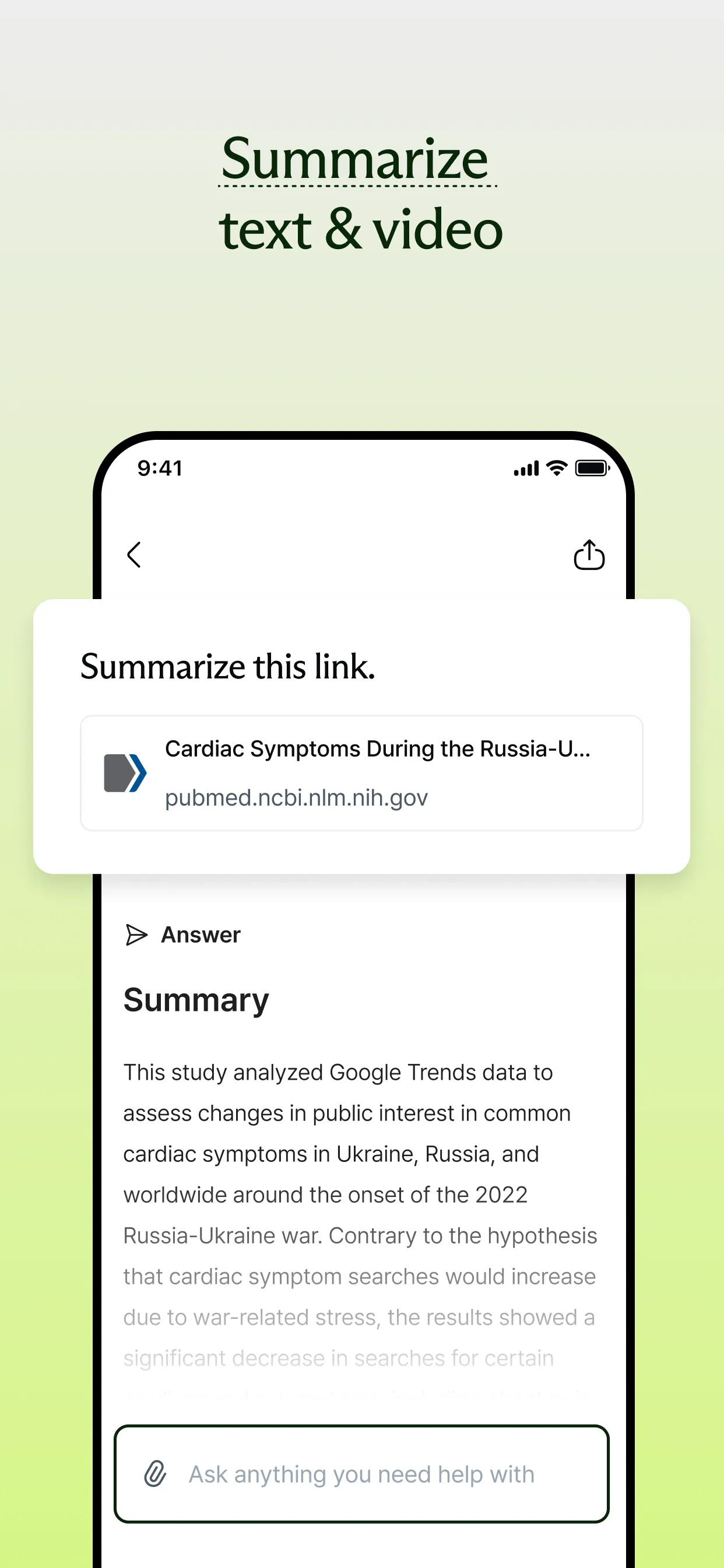 Liner - AI Search with Sources iphone screenshot 4