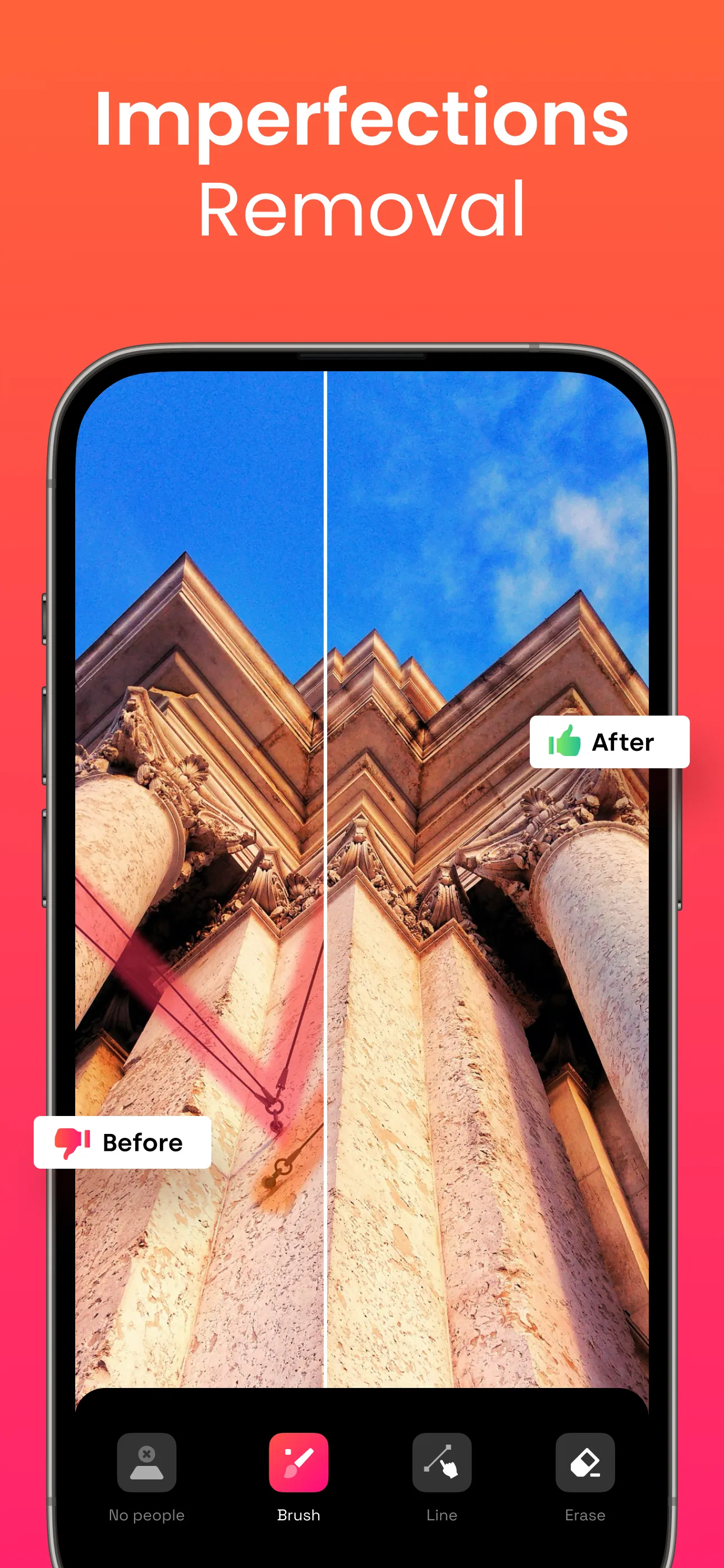 Retouch AI - Remove Objects iphone screenshot 1