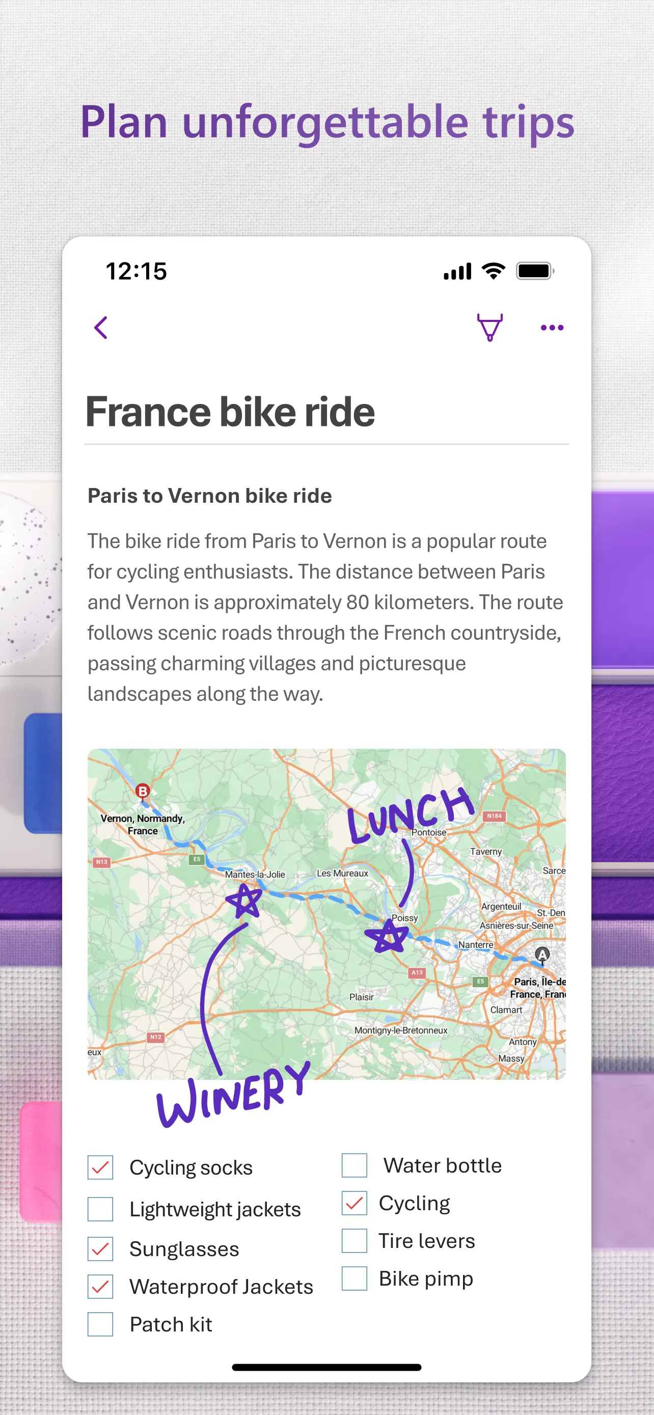 Microsoft OneNote iphone screenshot 8