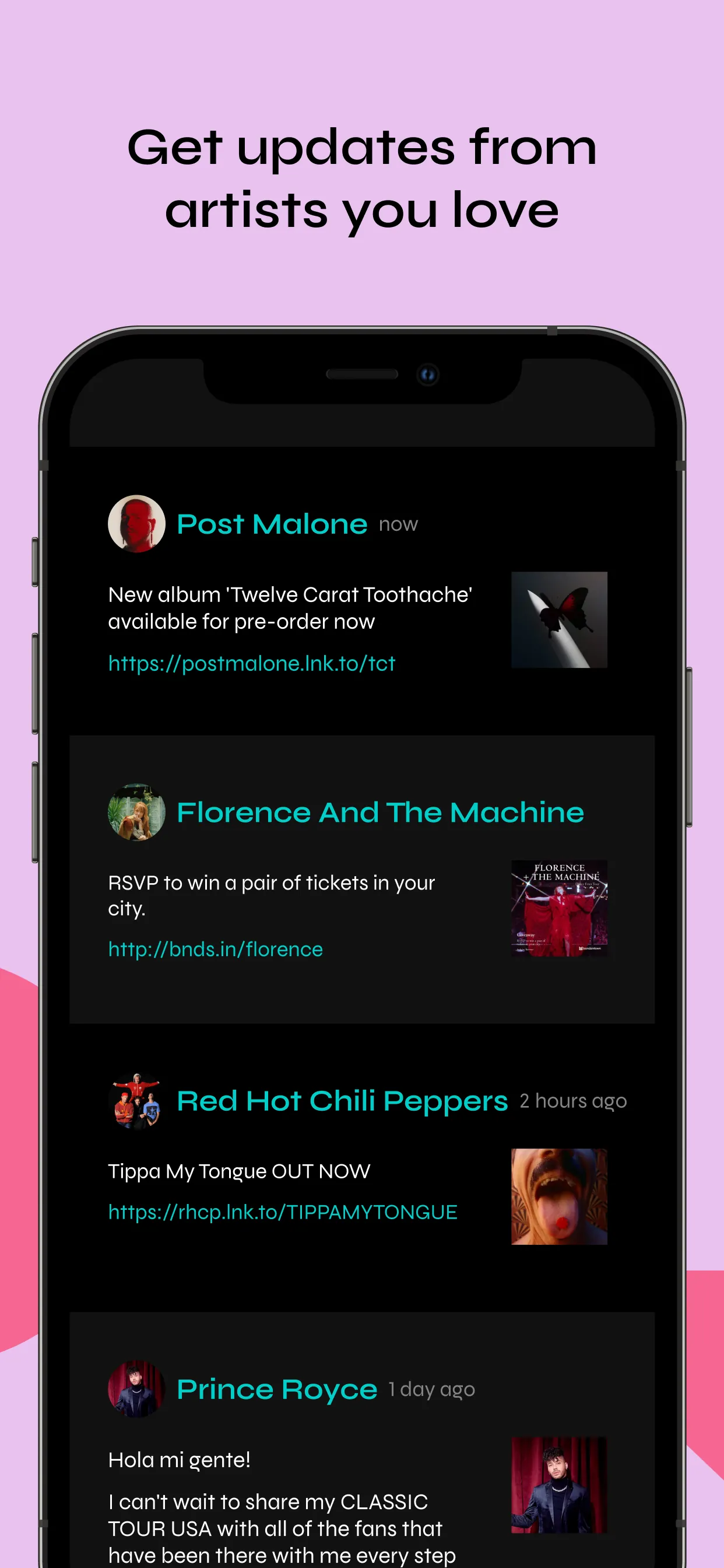 Bandsintown Concerts iphone screenshot 7