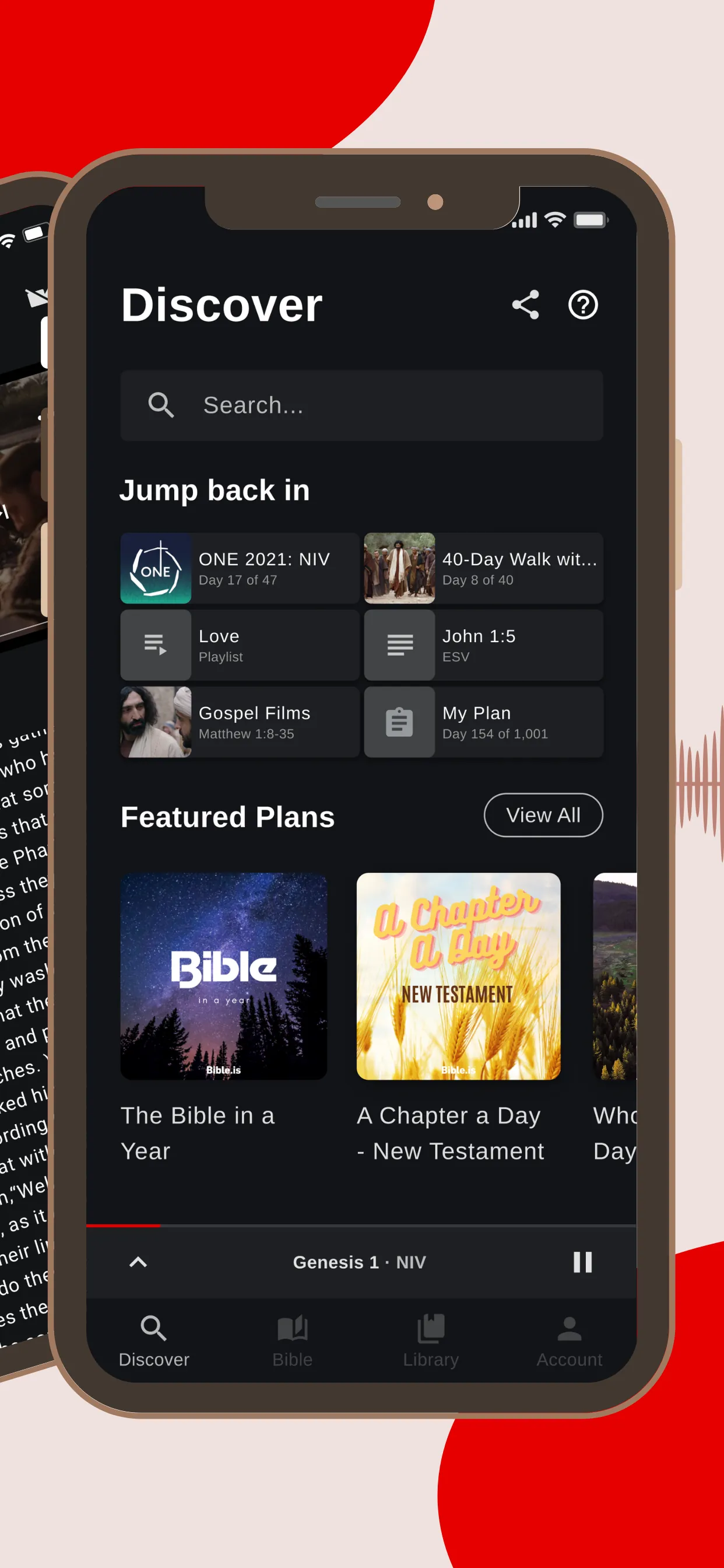 Bible - Audio & Video Bibles iphone screenshot 3