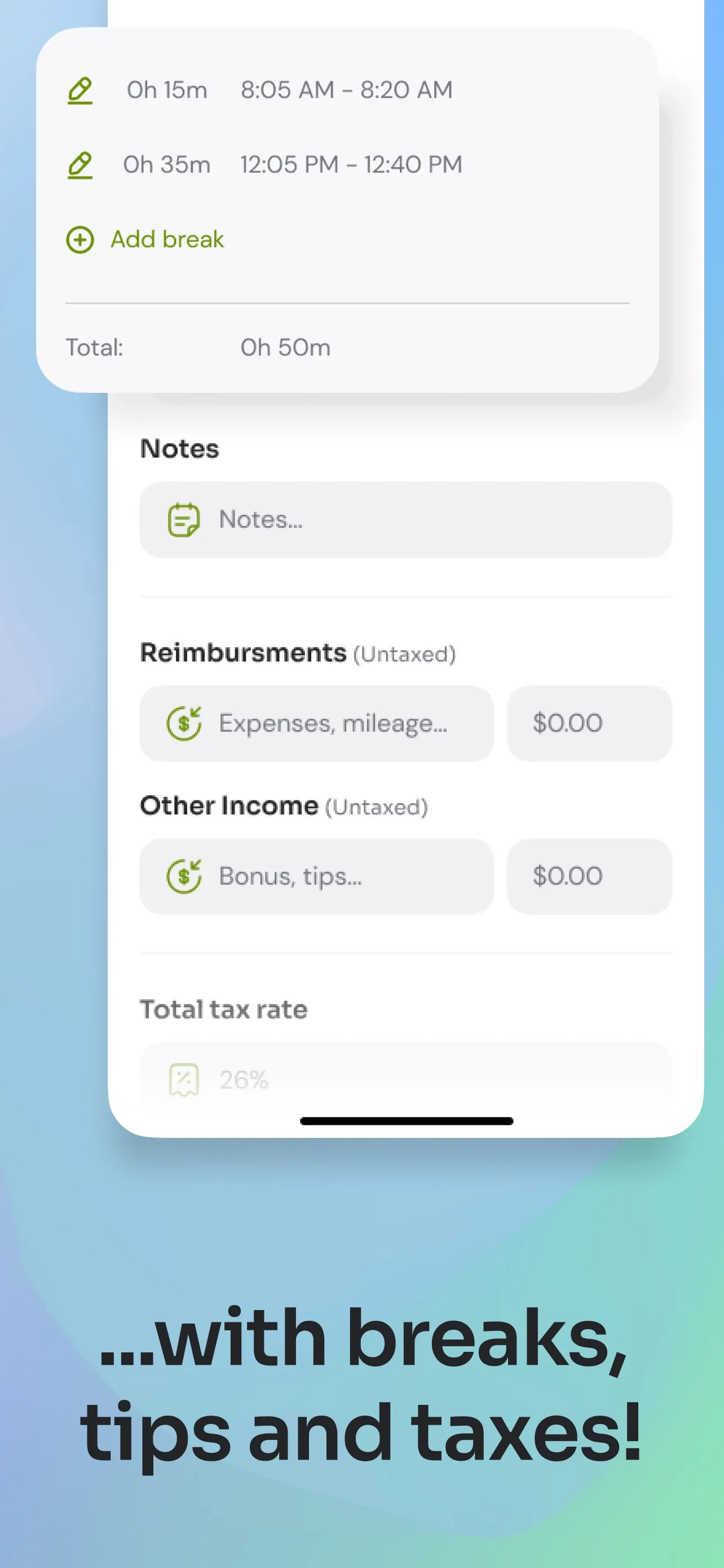 Time Squared - Hours Tracker iphone screenshot 6