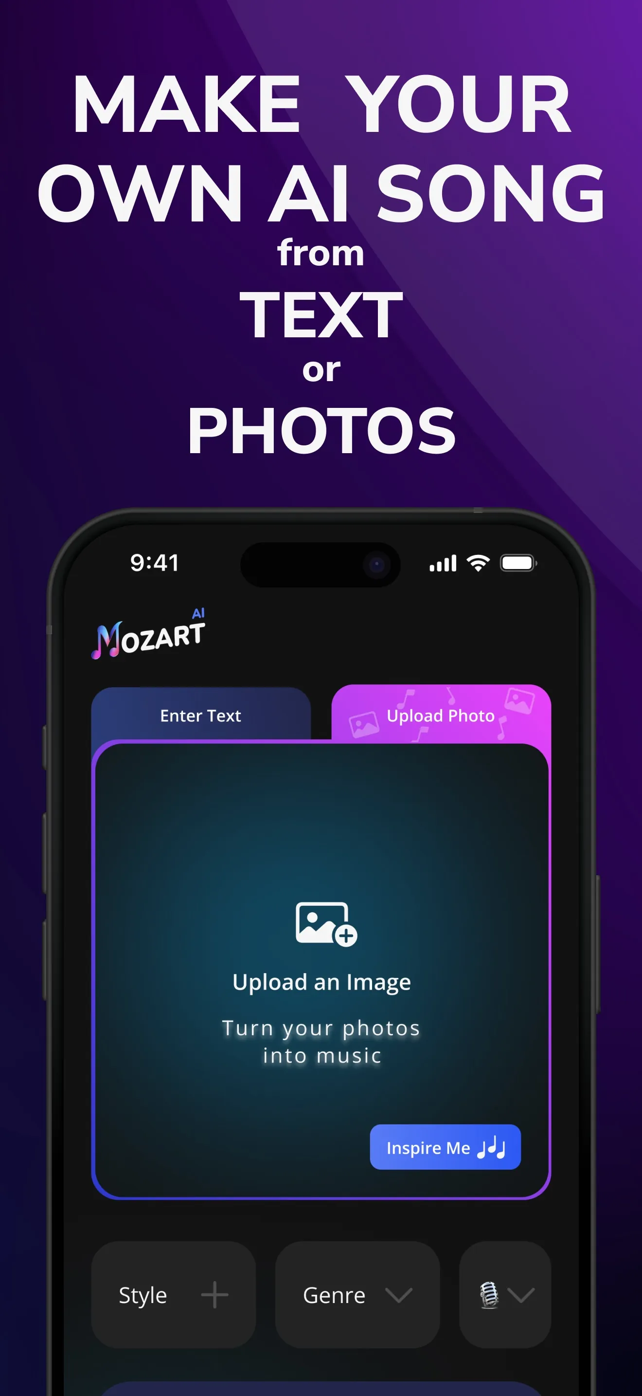 AI Song Generator - Mozart iphone screenshot 2