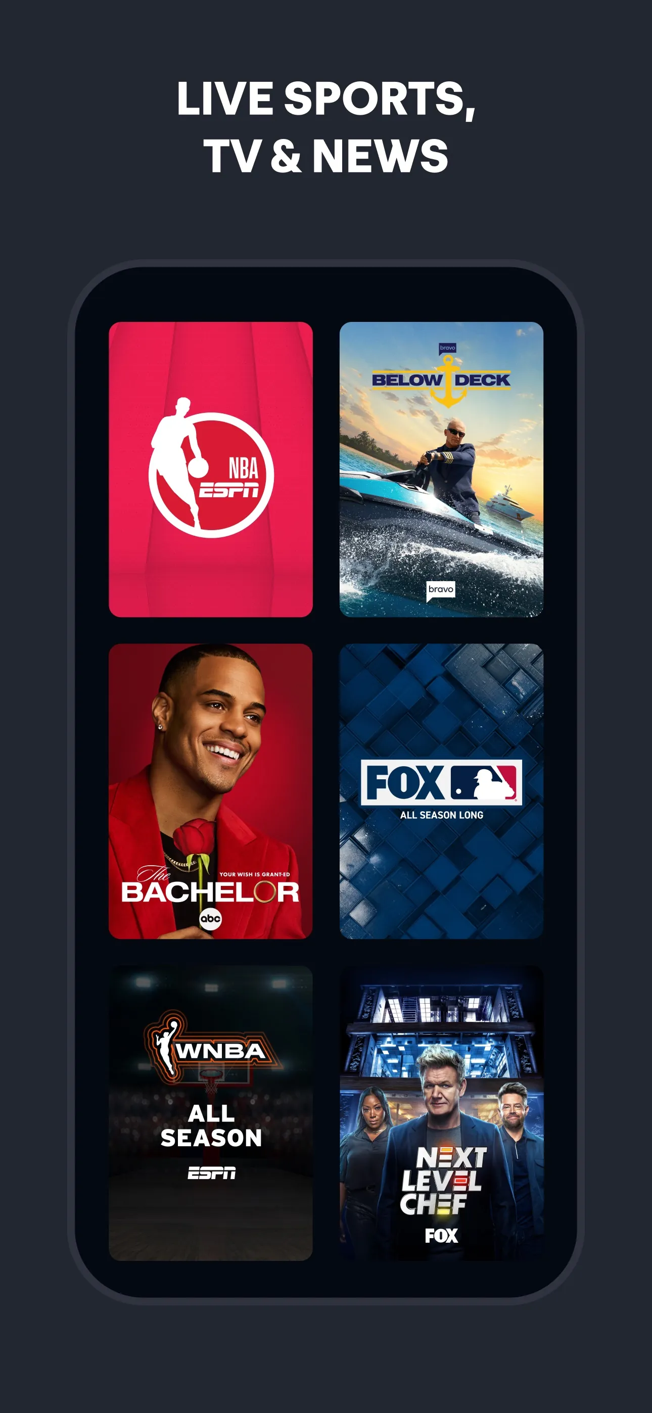 Fubo: Watch Live TV & Sports iphone screenshot 3