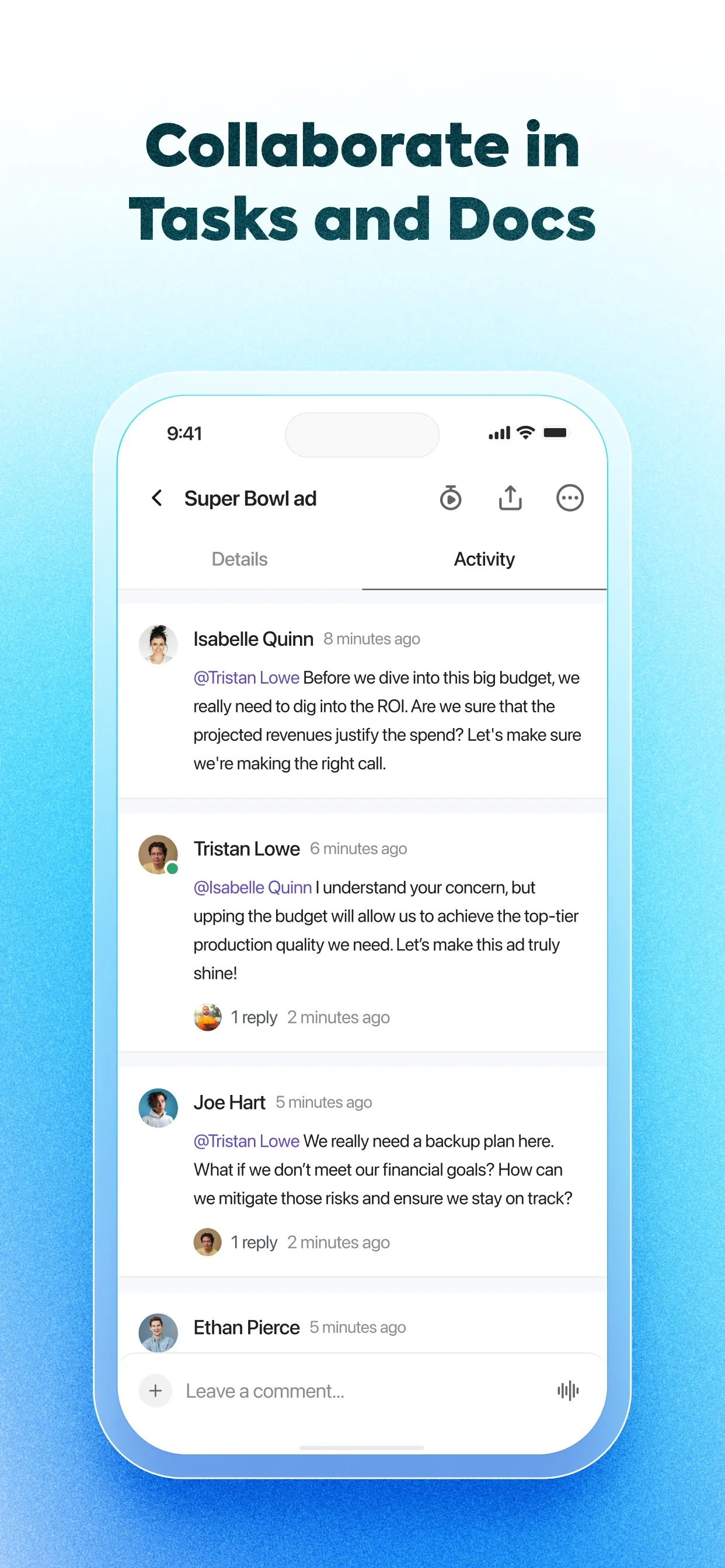 ClickUp - Manage Teams & Tasks iphone screenshot 6