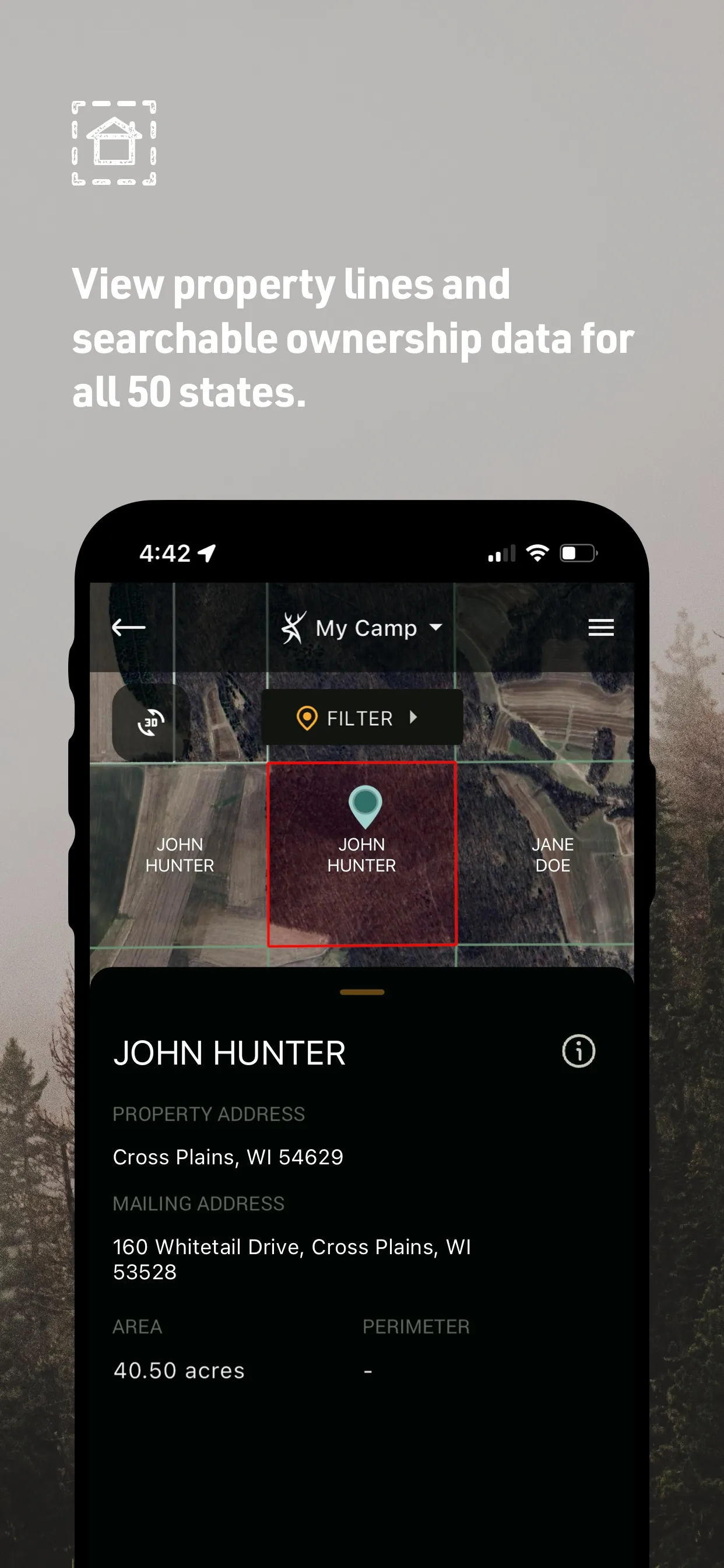 HuntStand: GPS Maps & Tools iphone screenshot 2
