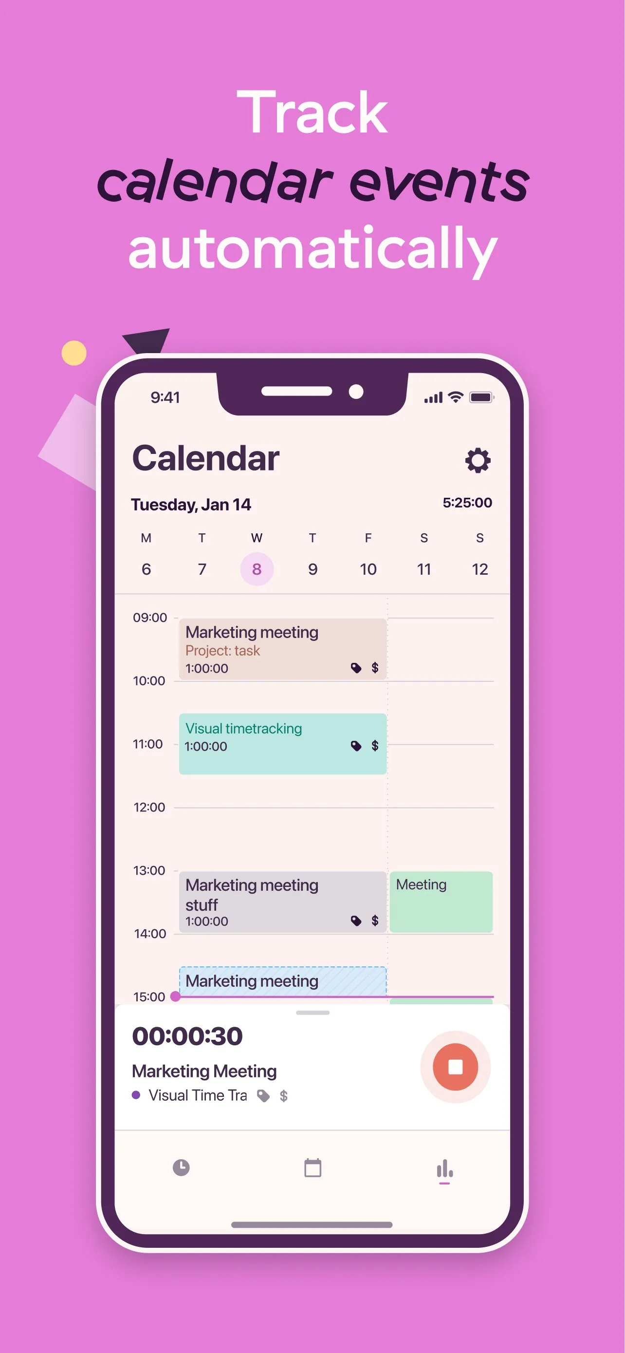 Toggl Track: Hours & Time Log iphone screenshot 5