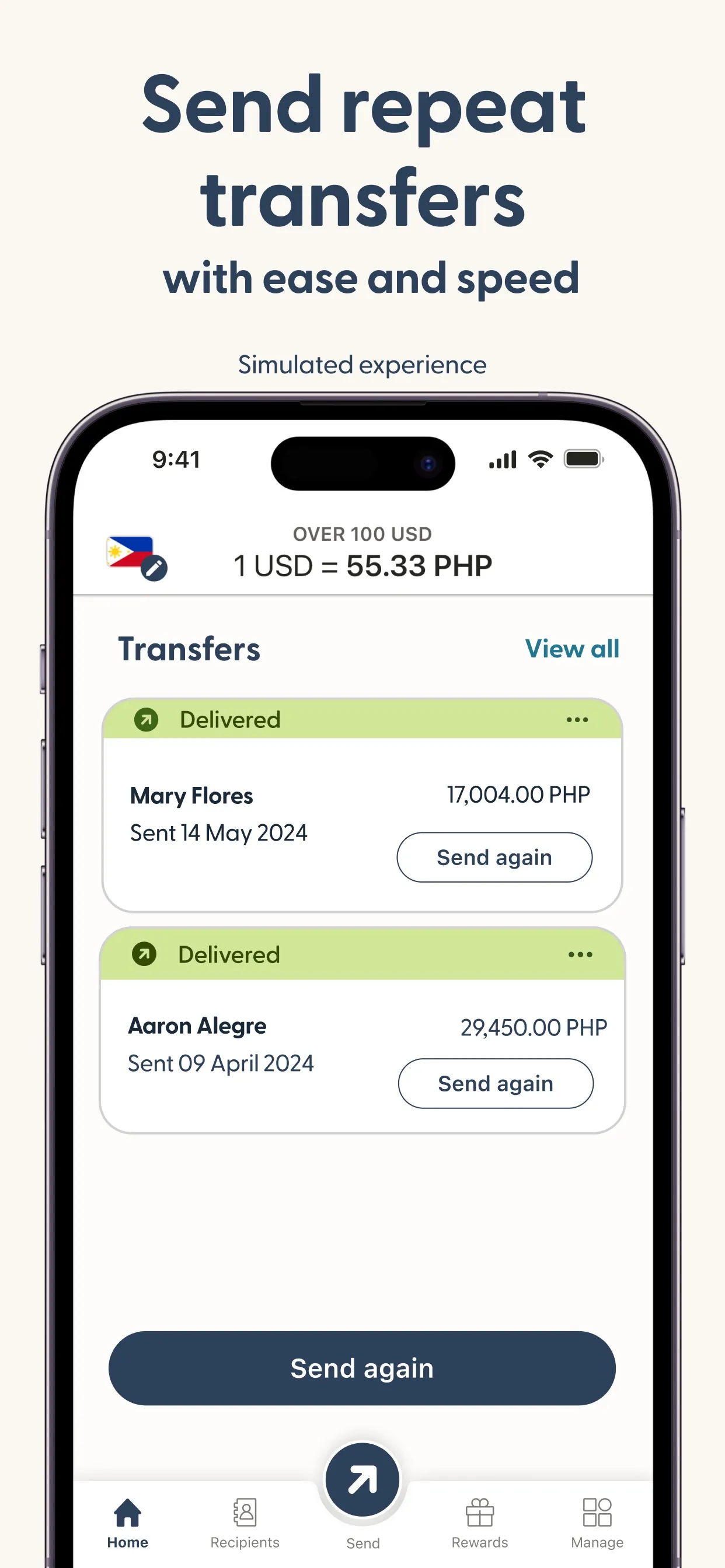 Remitly: Send Money & Transfer iphone screenshot 7