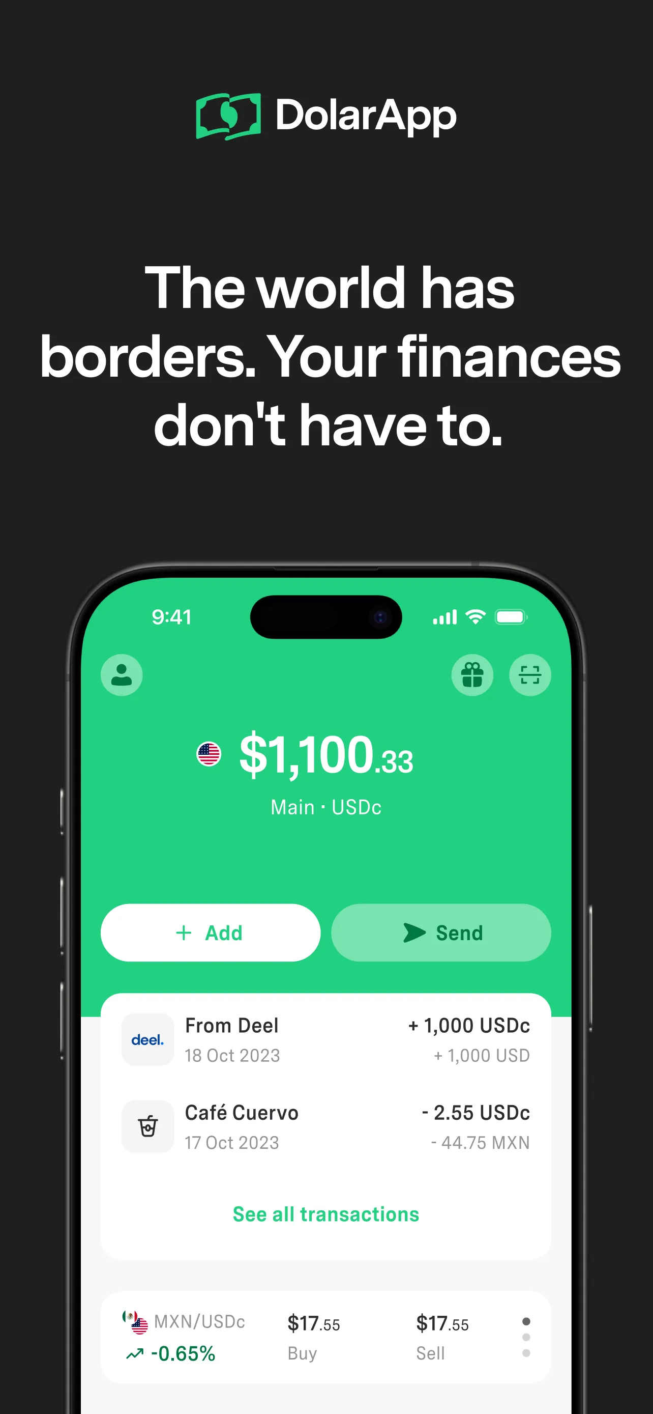DolarApp iphone screenshot 1