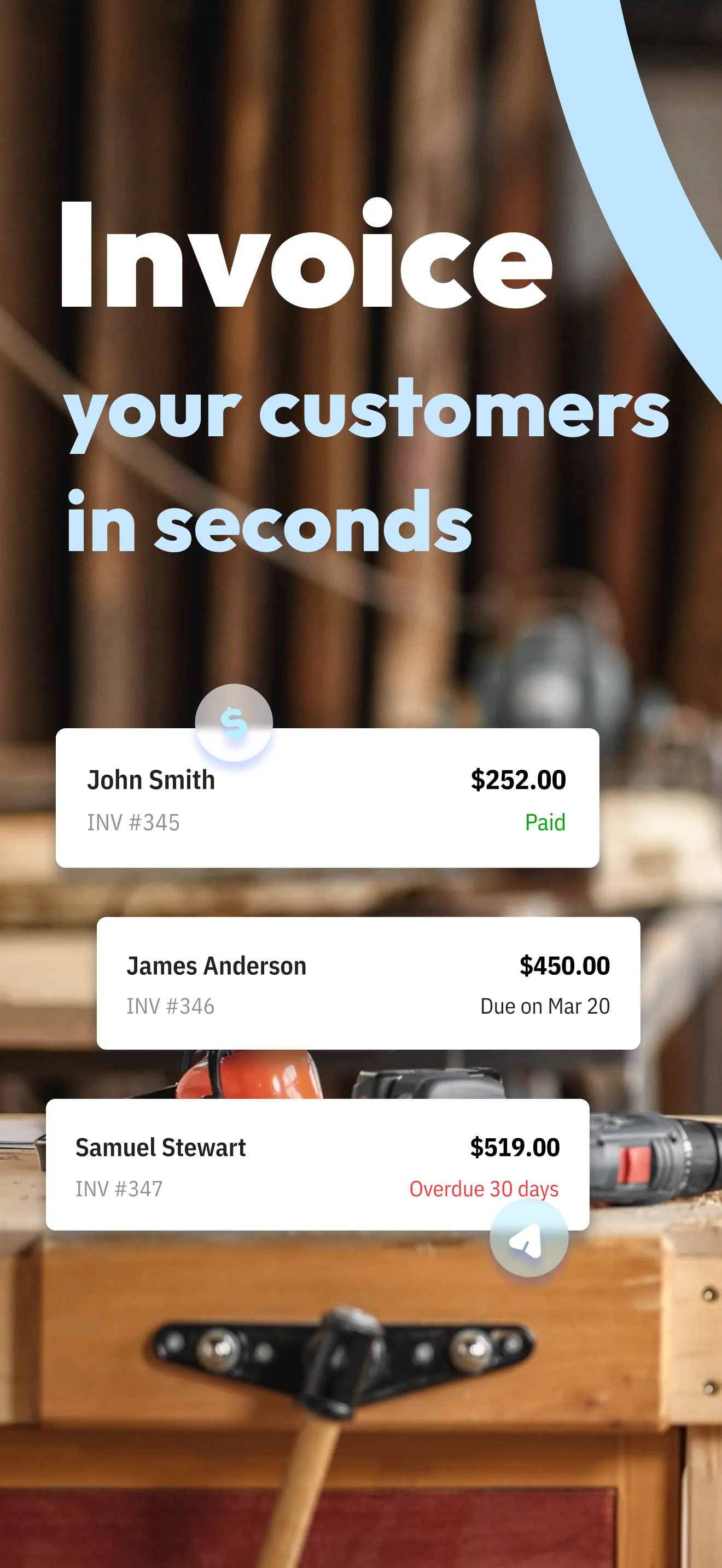 Tiny Invoice - Invoice Maker iphone screenshot 1