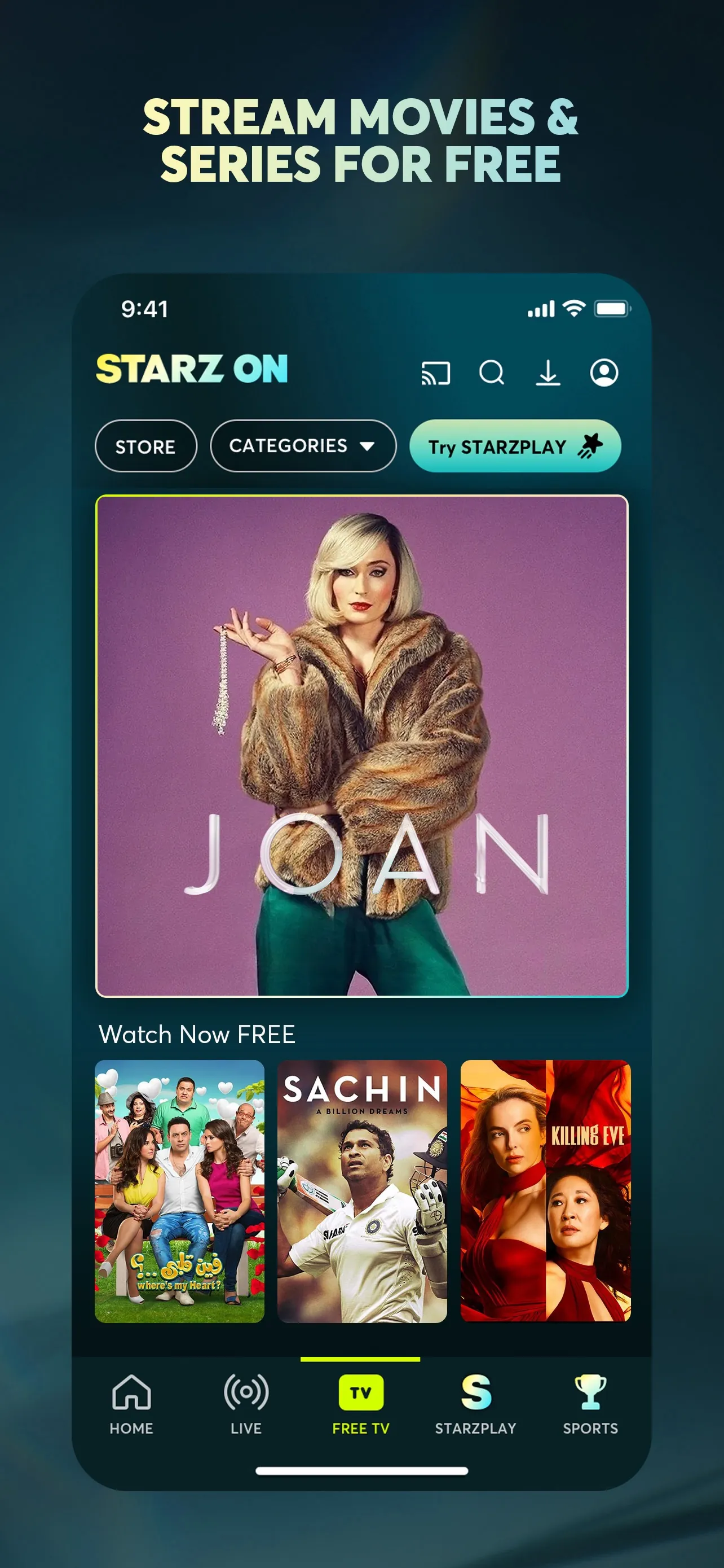 STARZ ON iphone screenshot 2