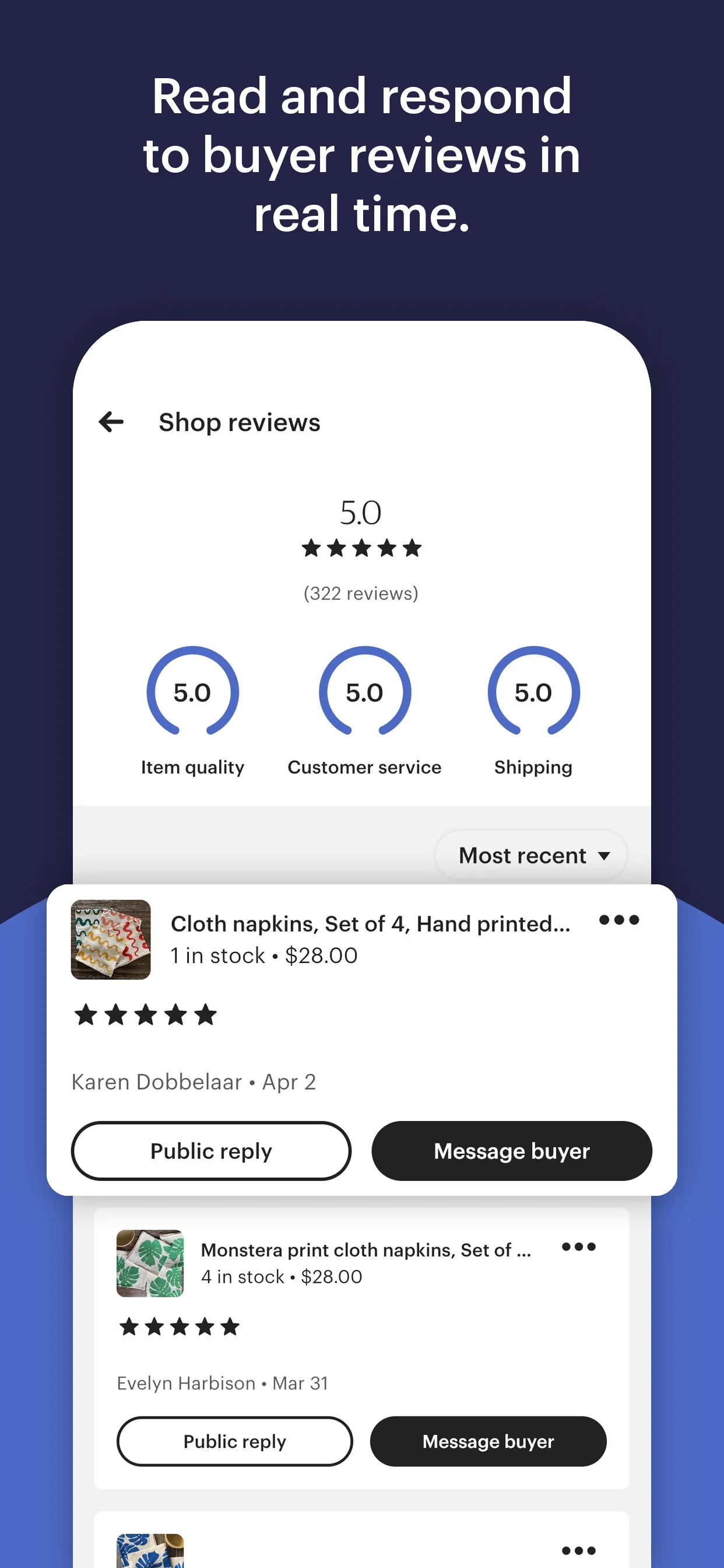 Etsy Seller: Manage Your Shop iphone screenshot 8