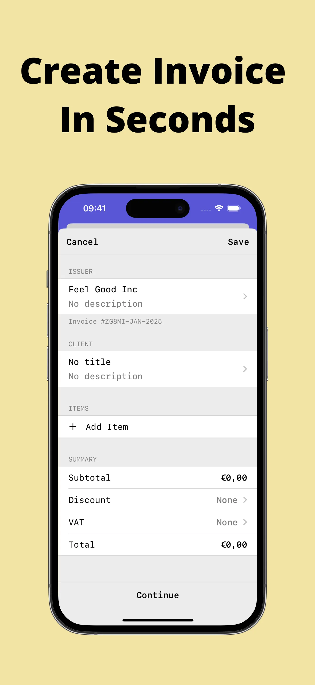 Invoice Maker・Estimate App iphone screenshot 3