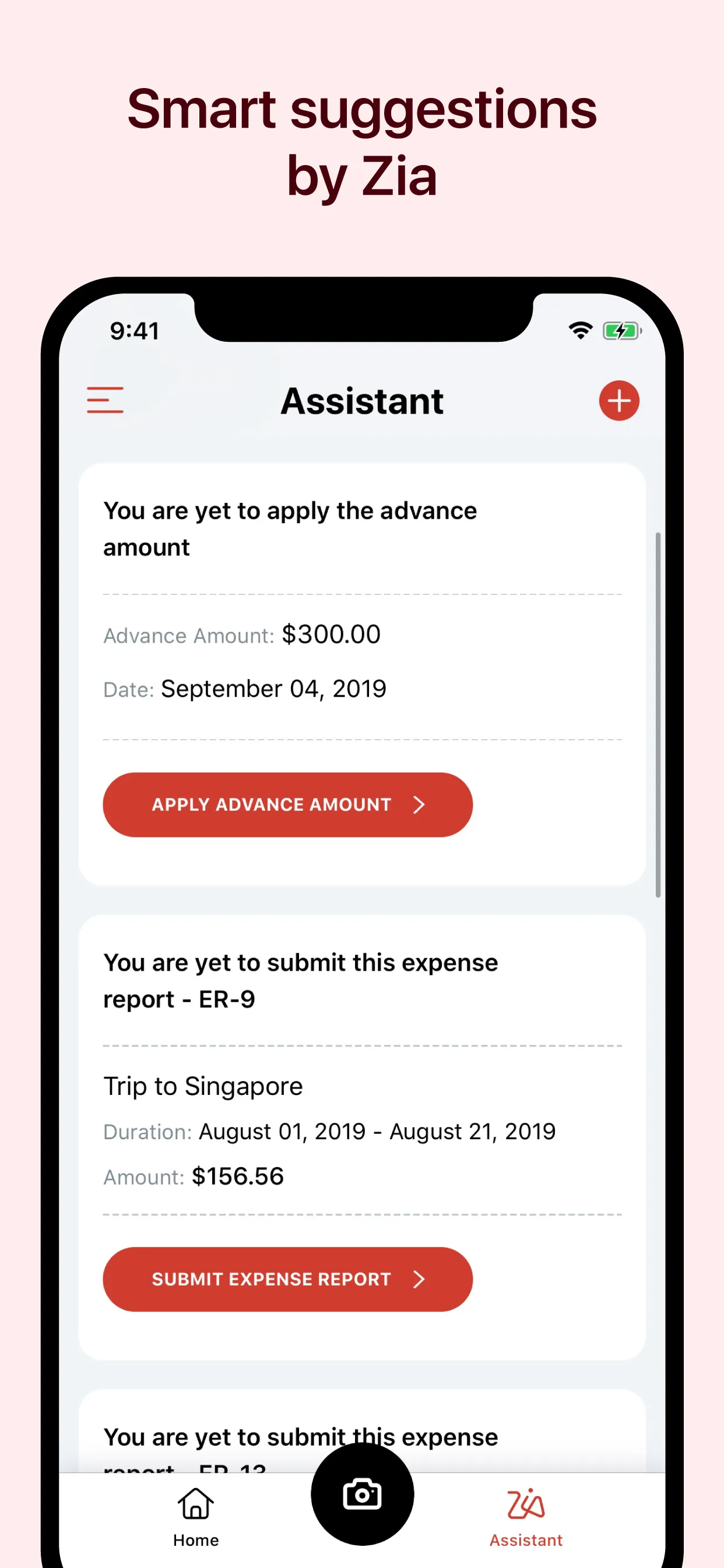 Zoho Expense: Travel & Expense iphone screenshot 5