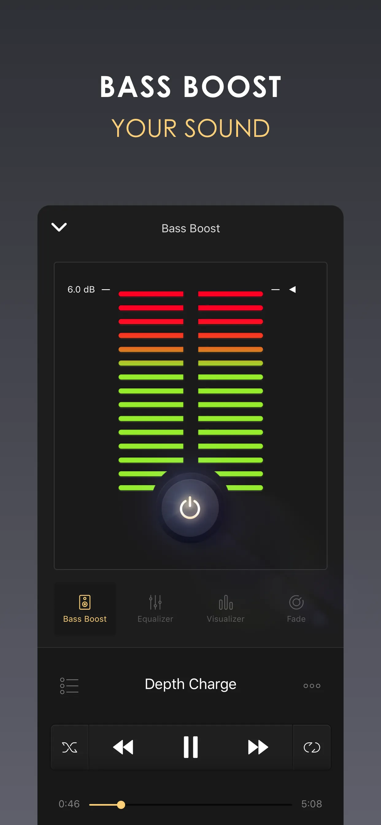 Equalizer+ HD music player iphone screenshot 2