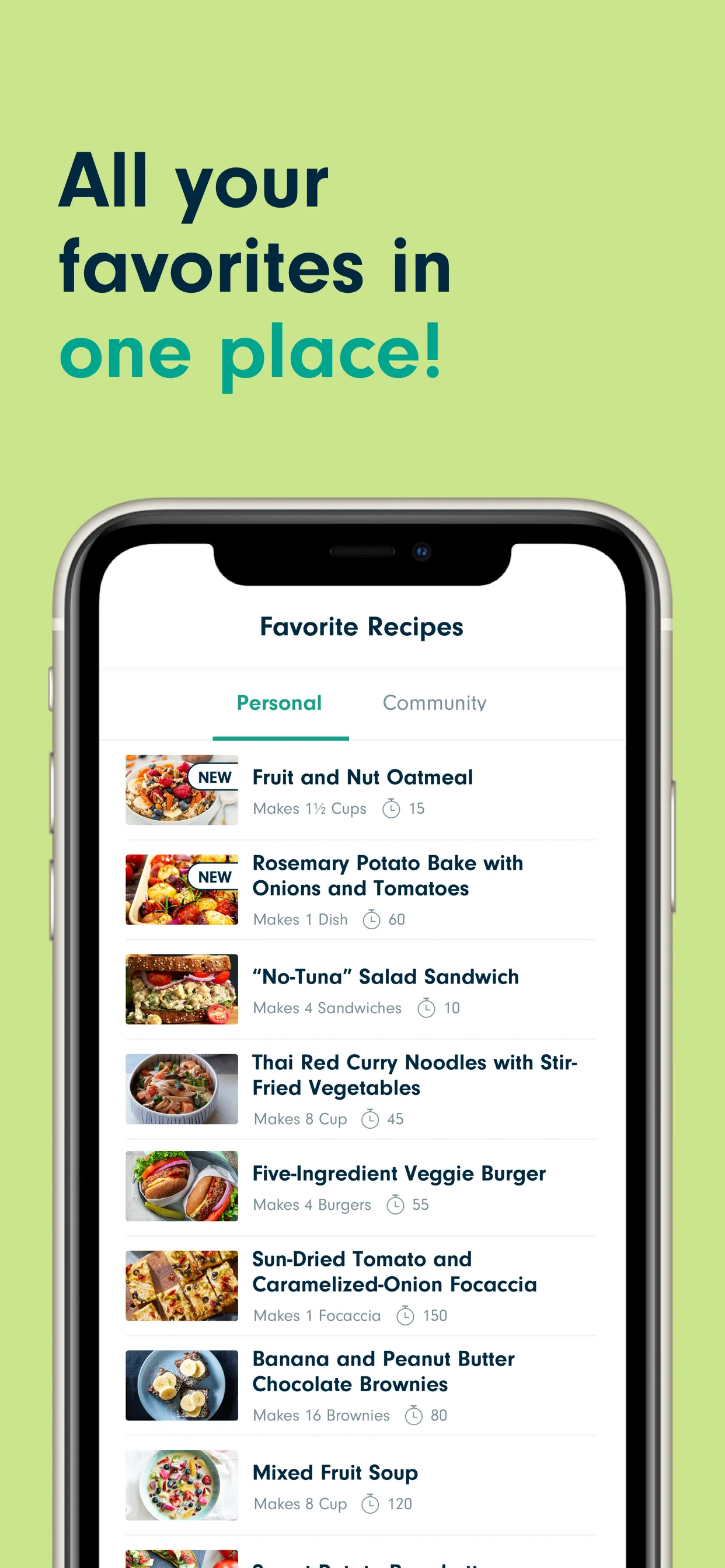 Forks Plant-Based Recipes iphone screenshot 5