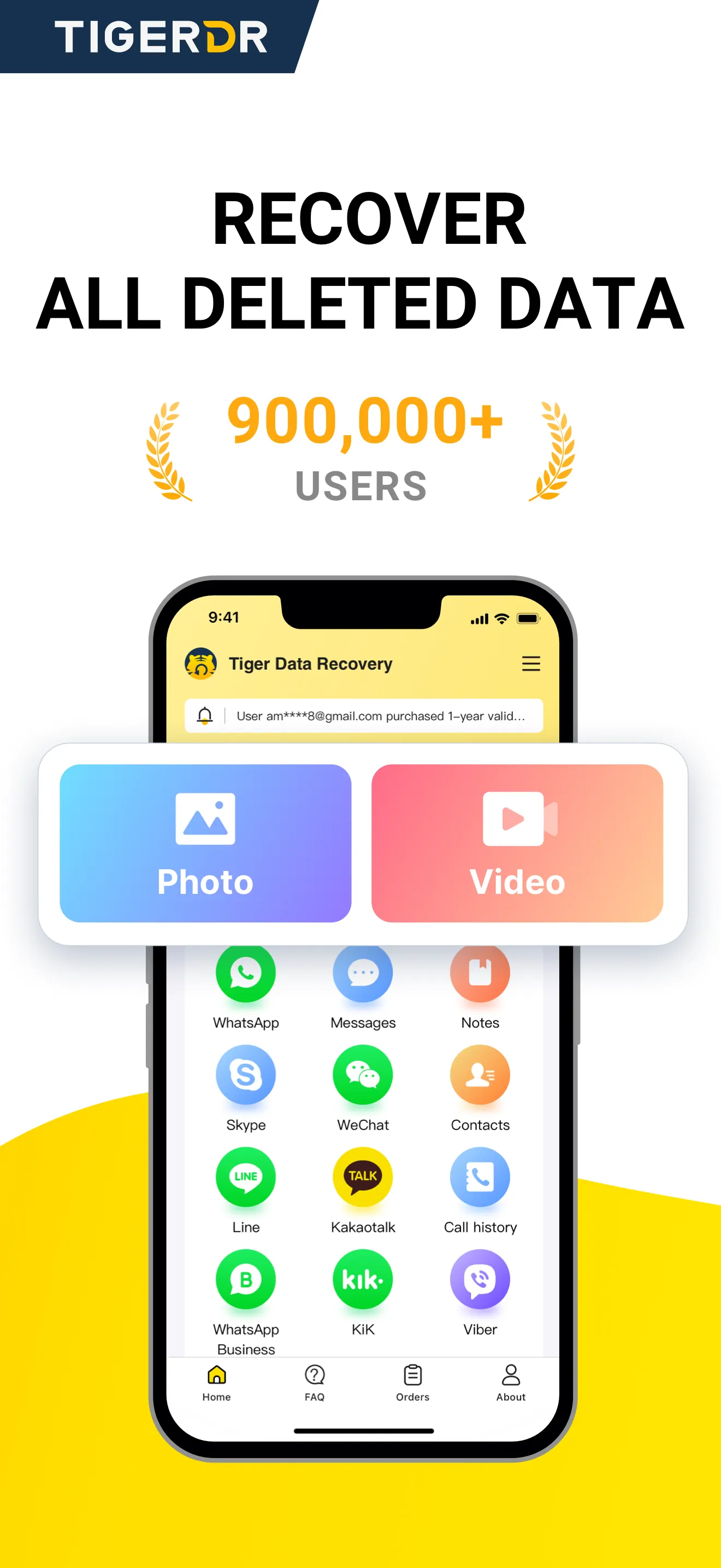 Tiger Data Recovery: Rescue iphone screenshot 1