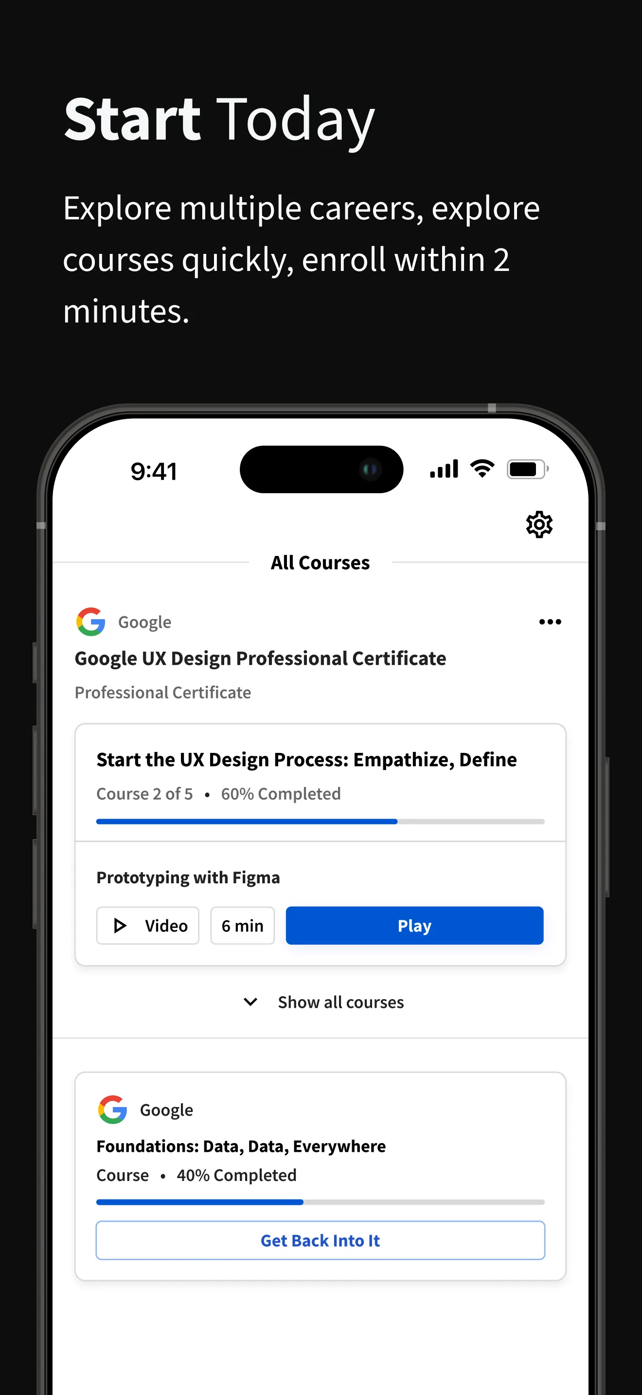 Coursera: Grow your career iphone screenshot 5