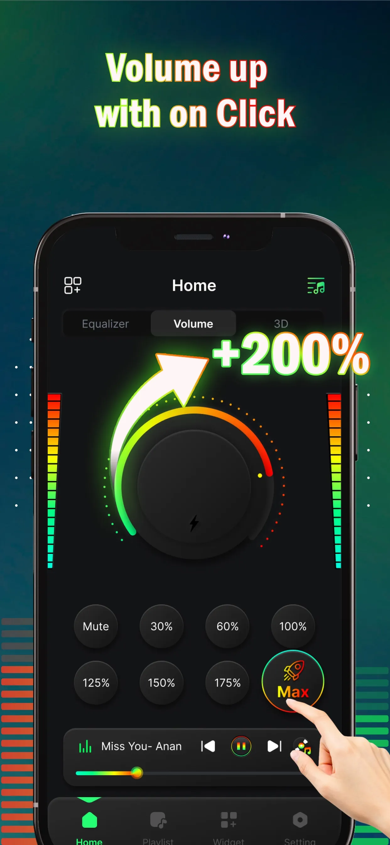 Volume Booster - EQ Amplifier iphone screenshot 3