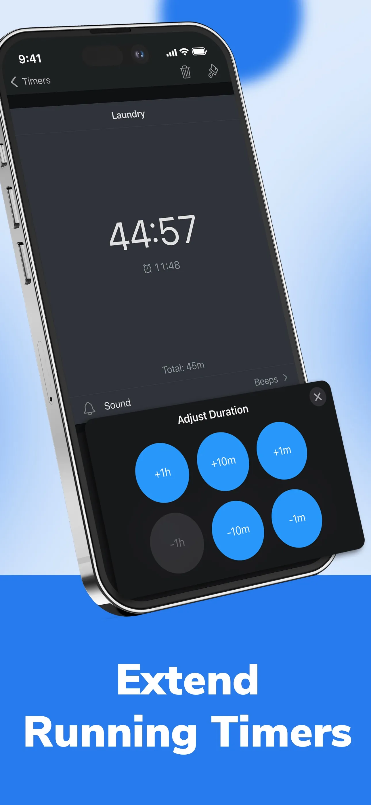 Timer+ · Multiple Timers iphone screenshot 2