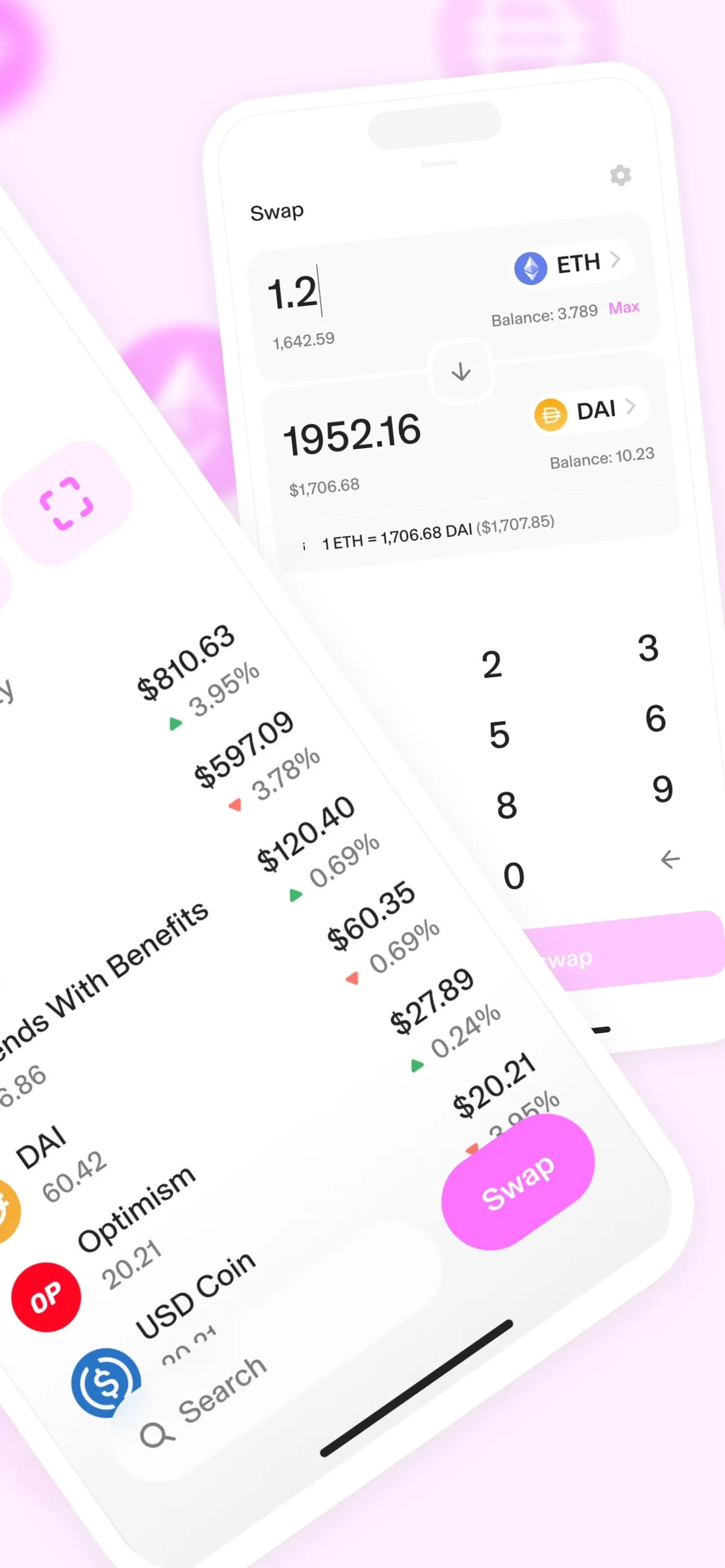 Uniswap: Crypto & NFT Wallet iphone screenshot 2