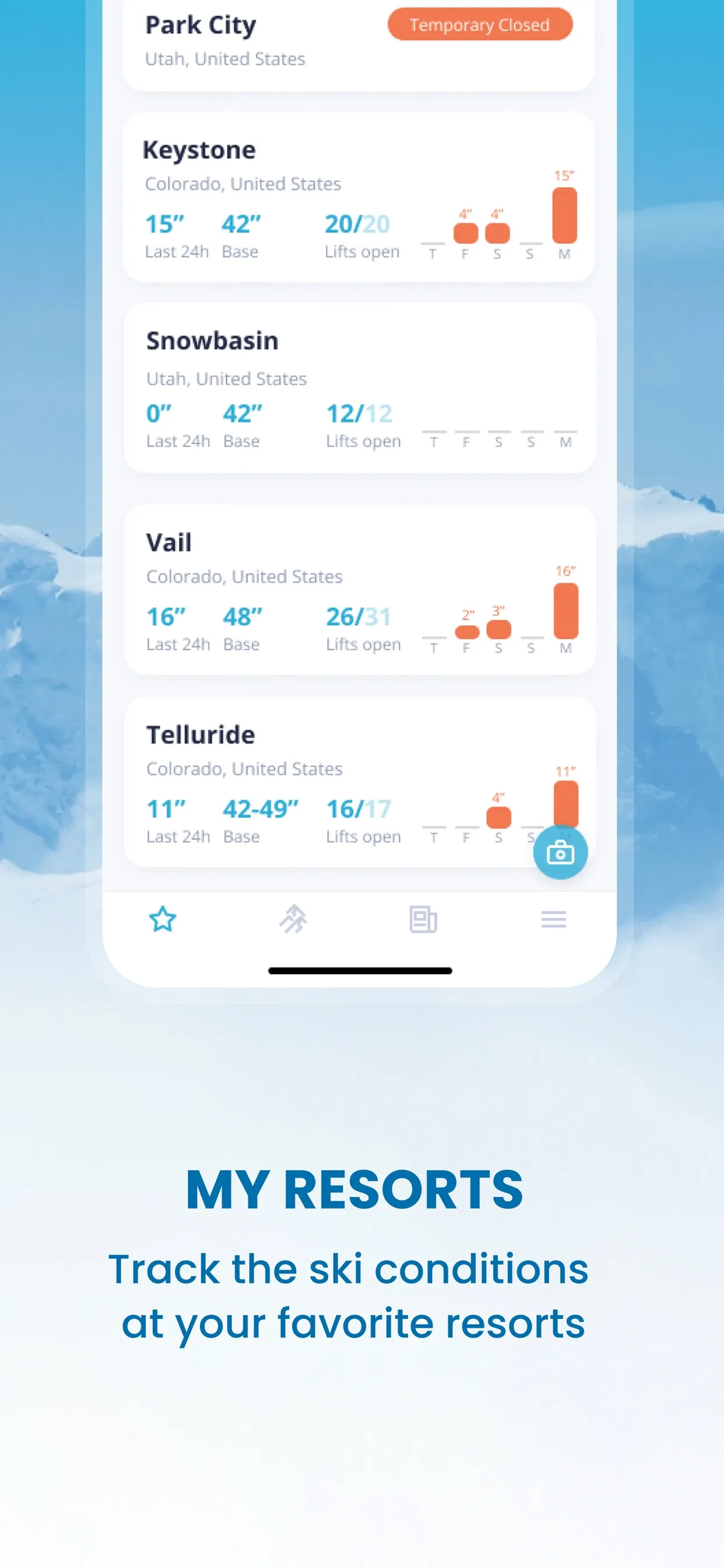 OnTheSnow Ski & Snow Report iphone screenshot 2