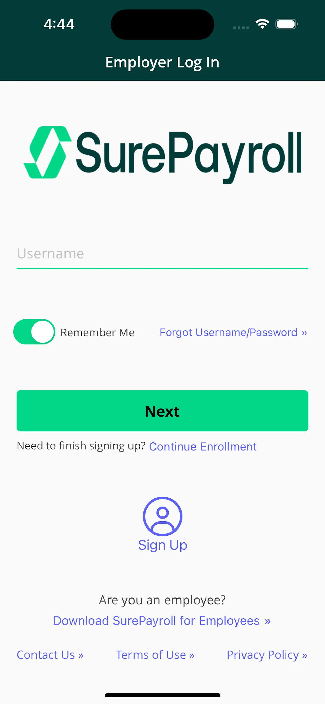 SurePayroll for Employers iphone screenshot 1