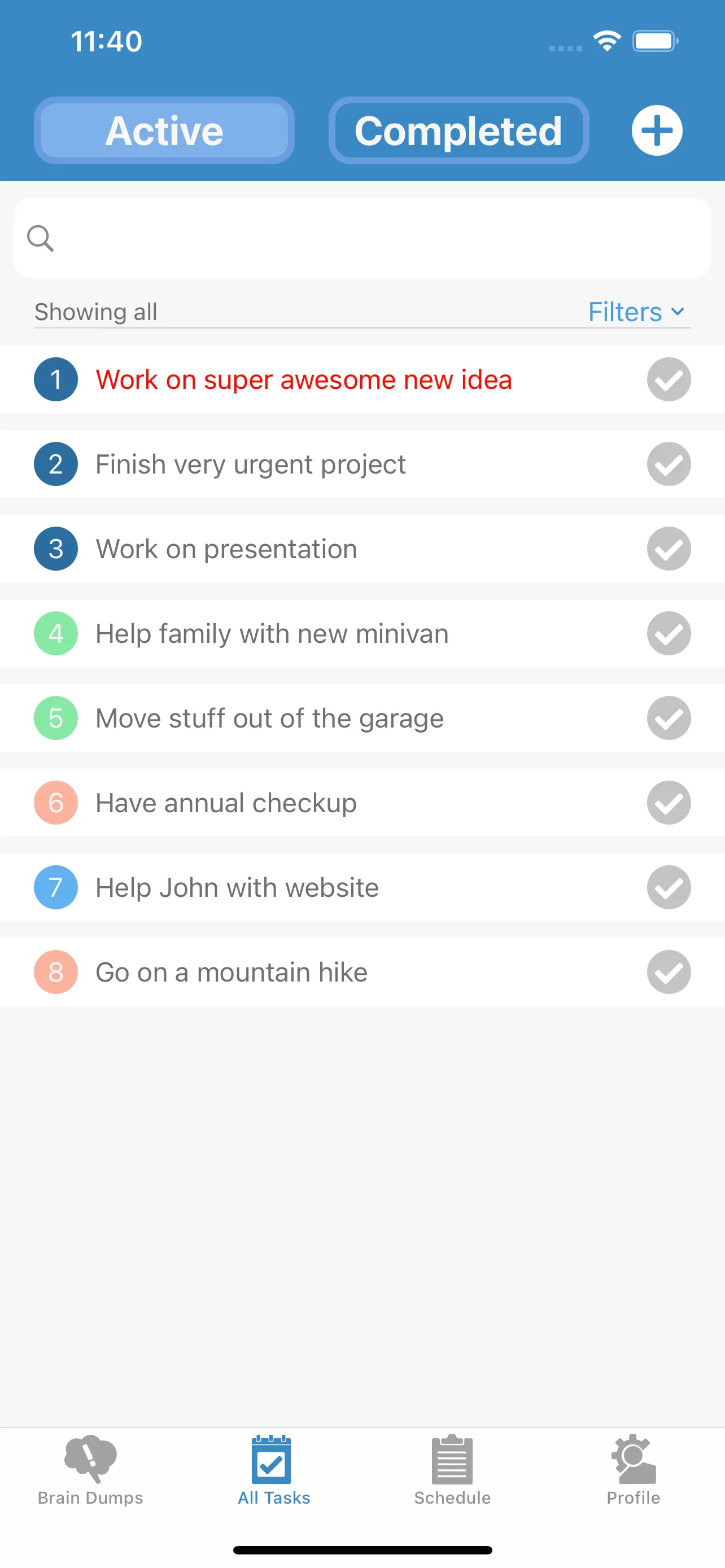 Task AI iphone screenshot 2