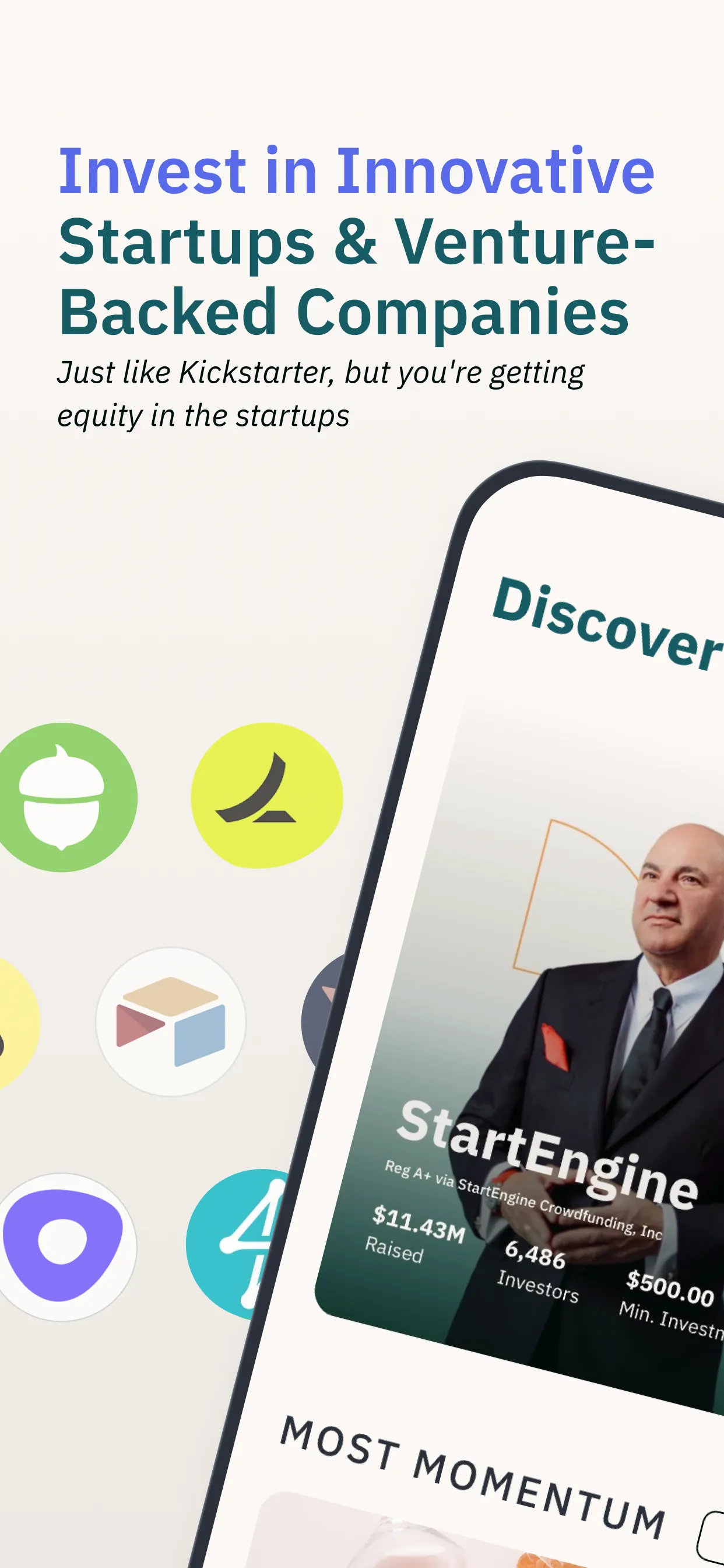 StartEngine: Startup Investing iphone screenshot 1