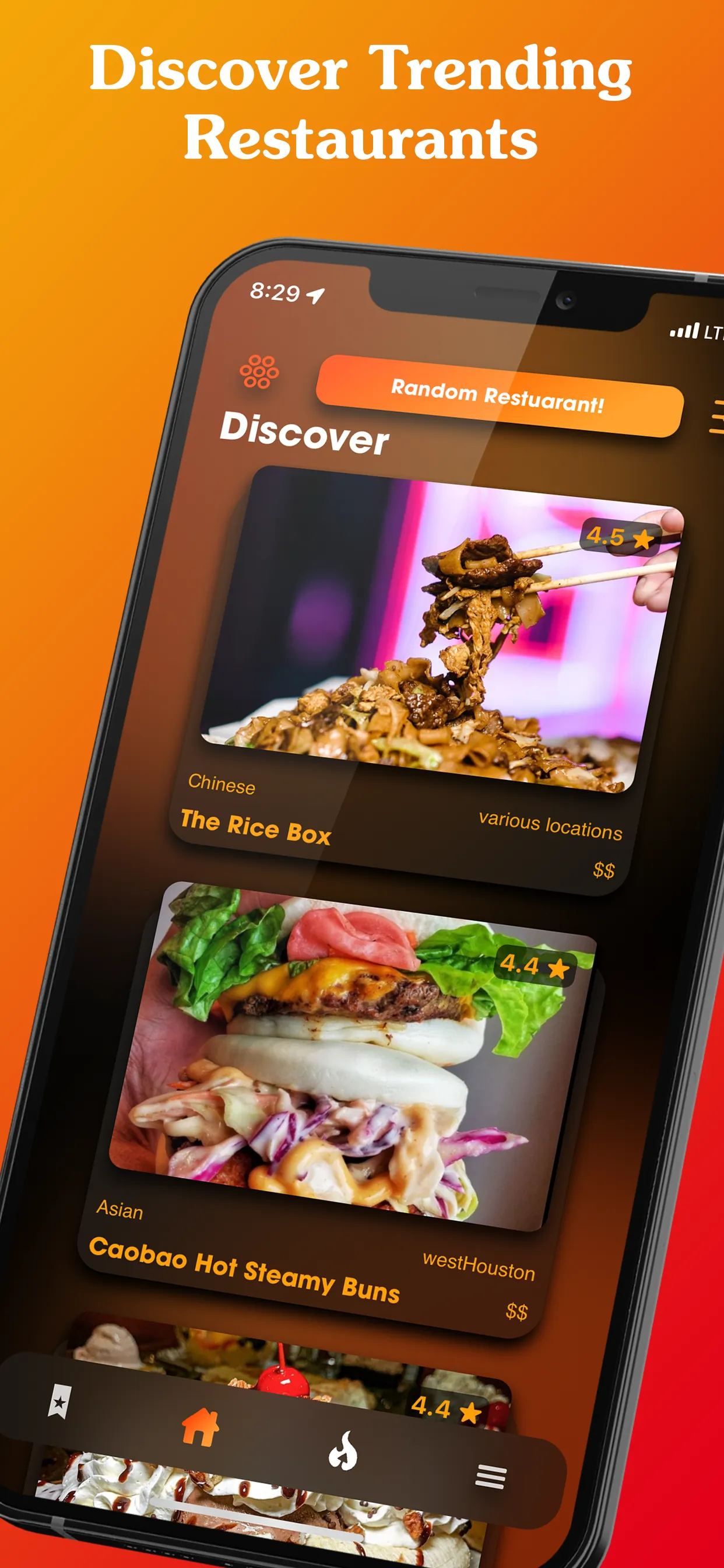 Bitescene: Restaurant Finder iphone screenshot 1