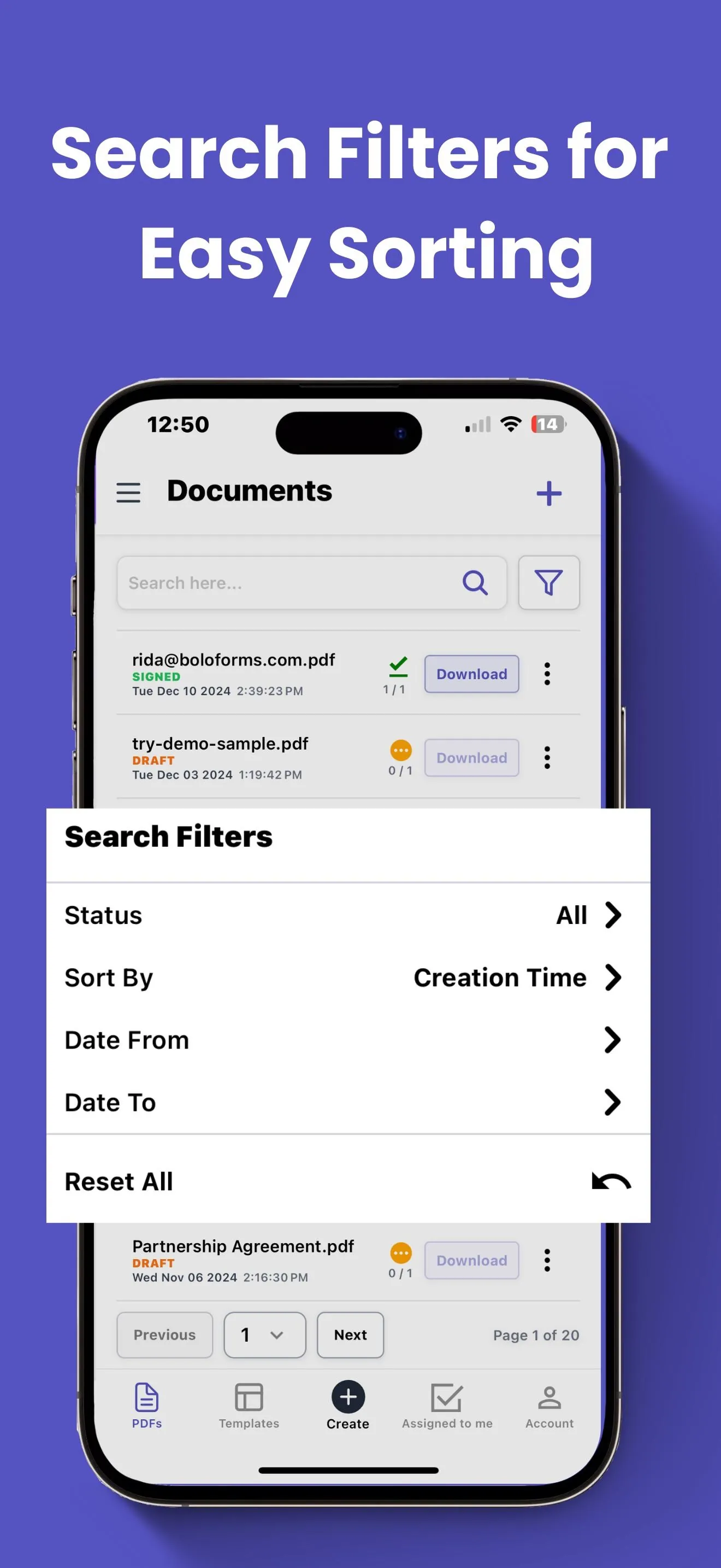 BoloSign - eSign PDF Documents iphone screenshot 7