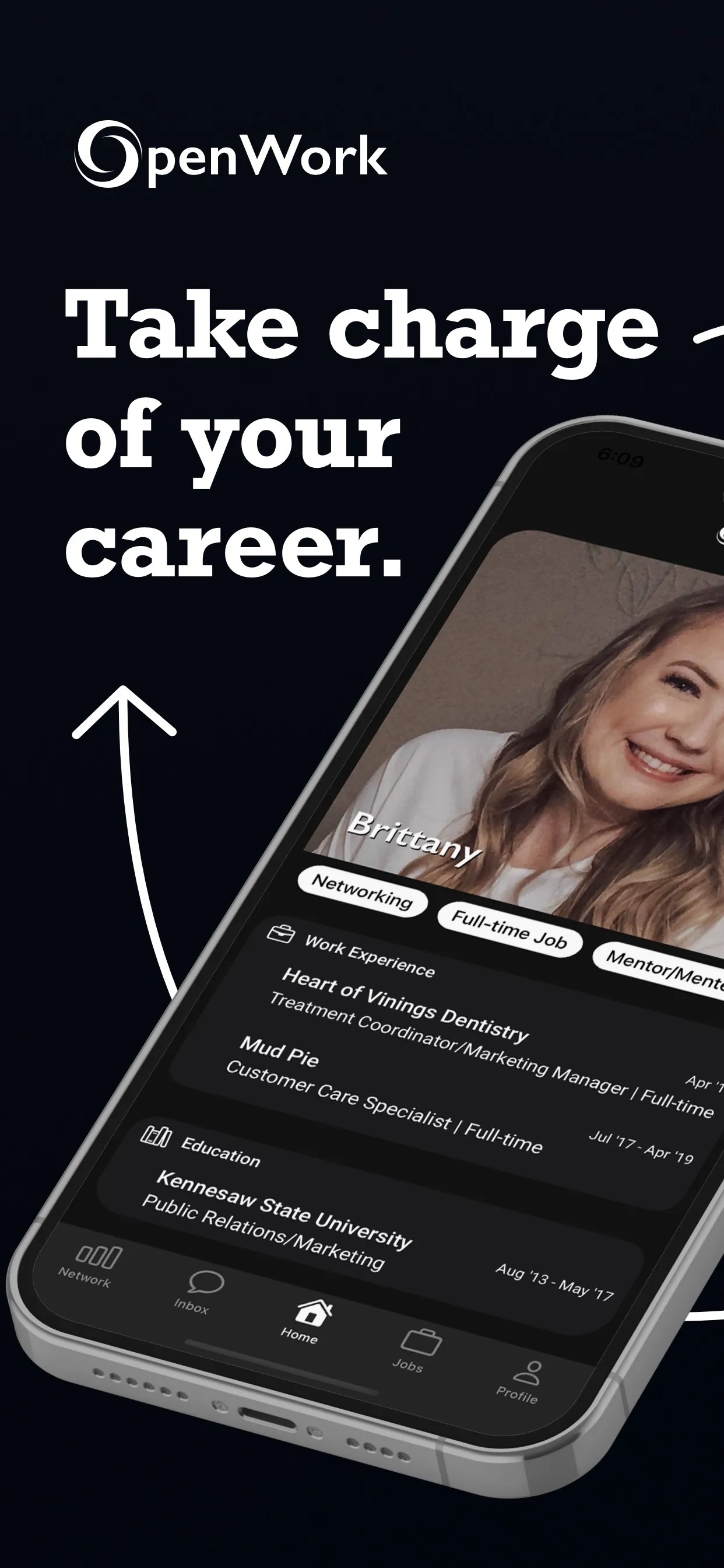 OpenWork: Network & Job Search iphone screenshot 1