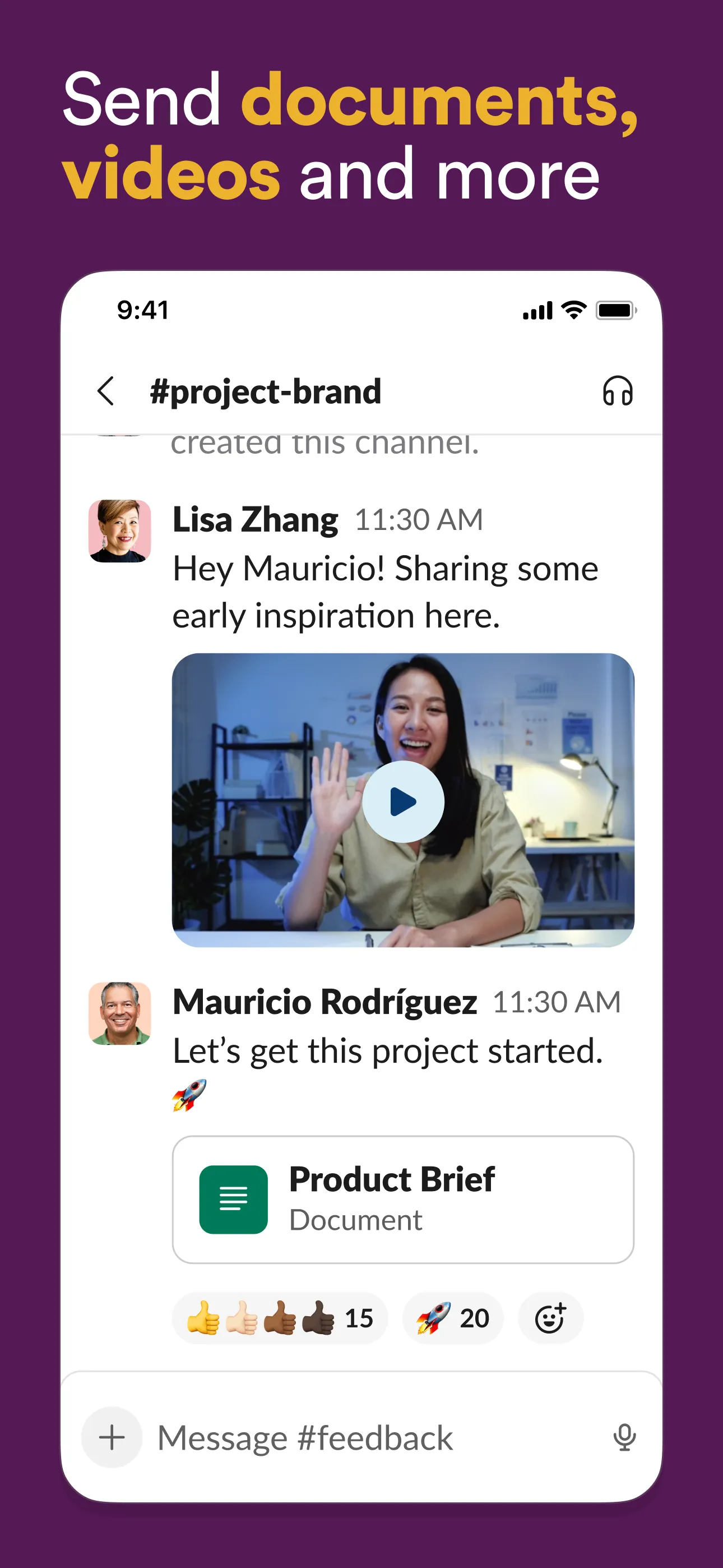 Slack iphone screenshot 4