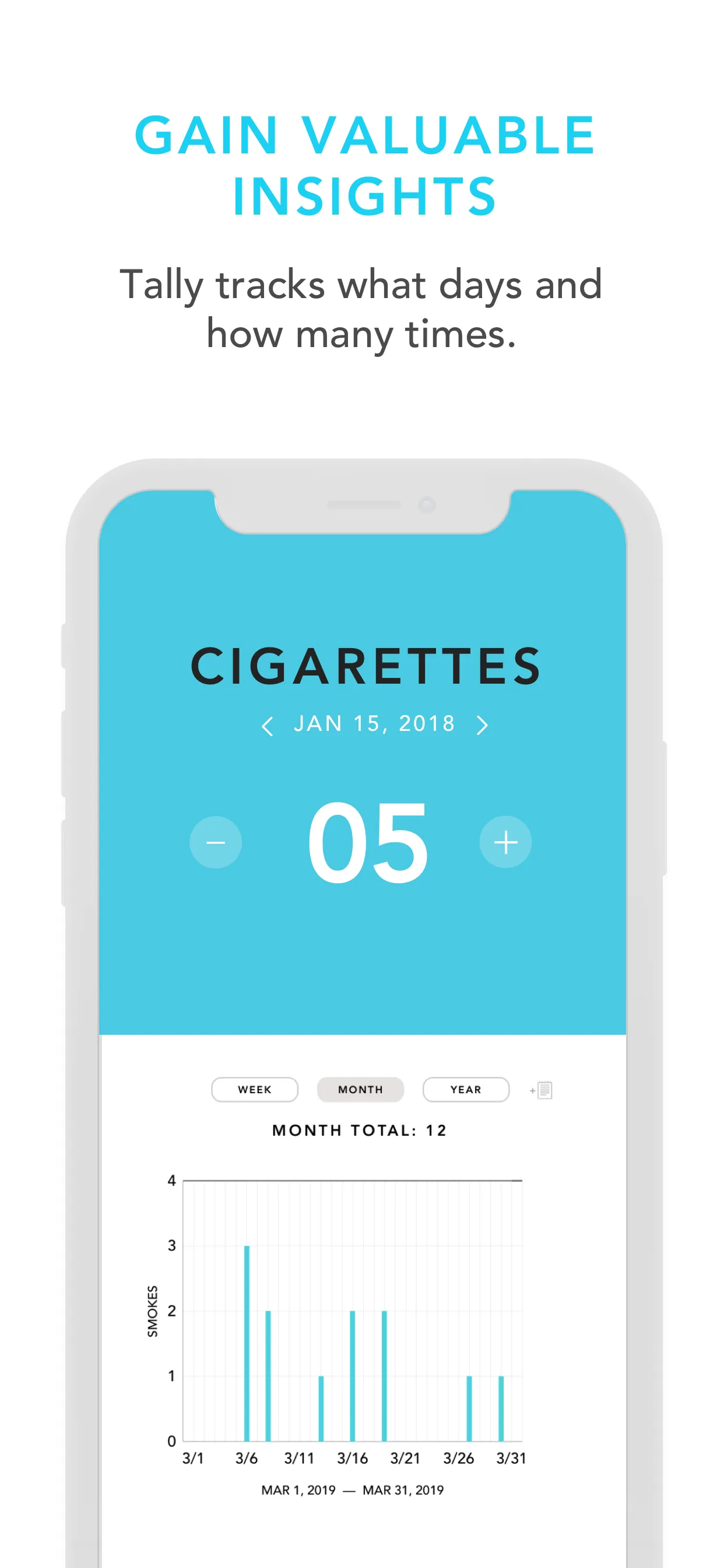 Tally: The Anything Tracker iphone screenshot 6