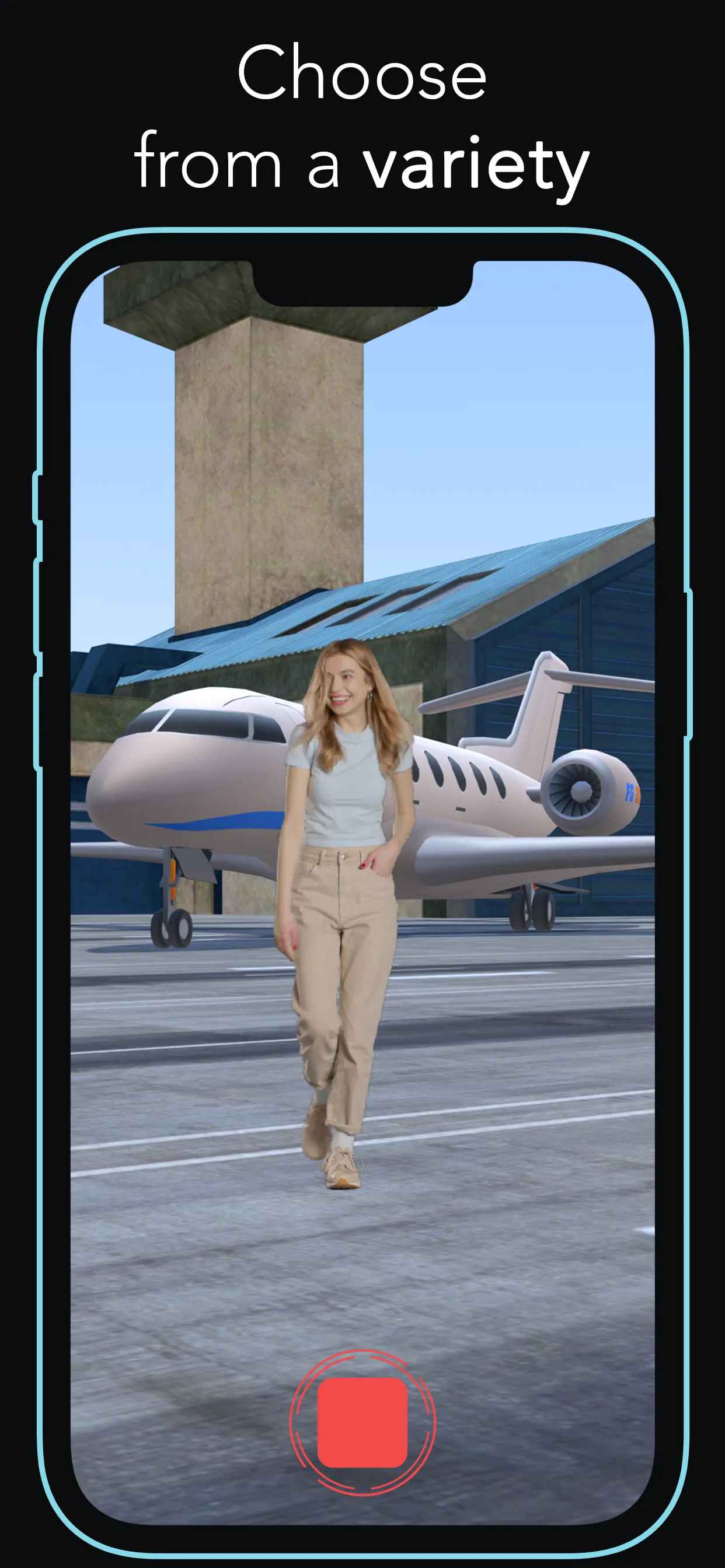 backAR Green Screen iphone screenshot 5