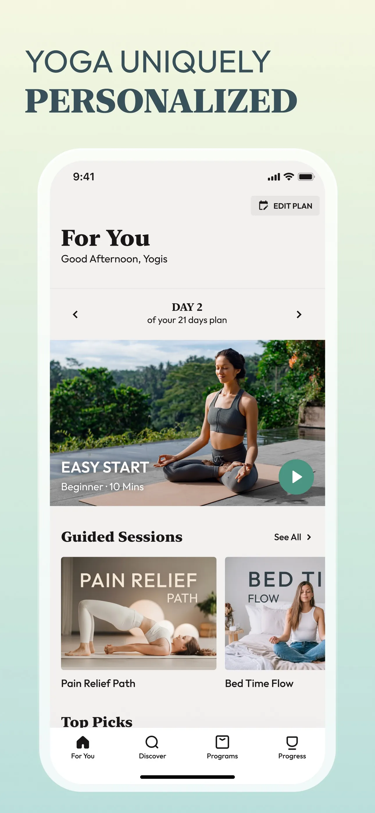 Yoga for Beginners | YogaFit iphone screenshot 10