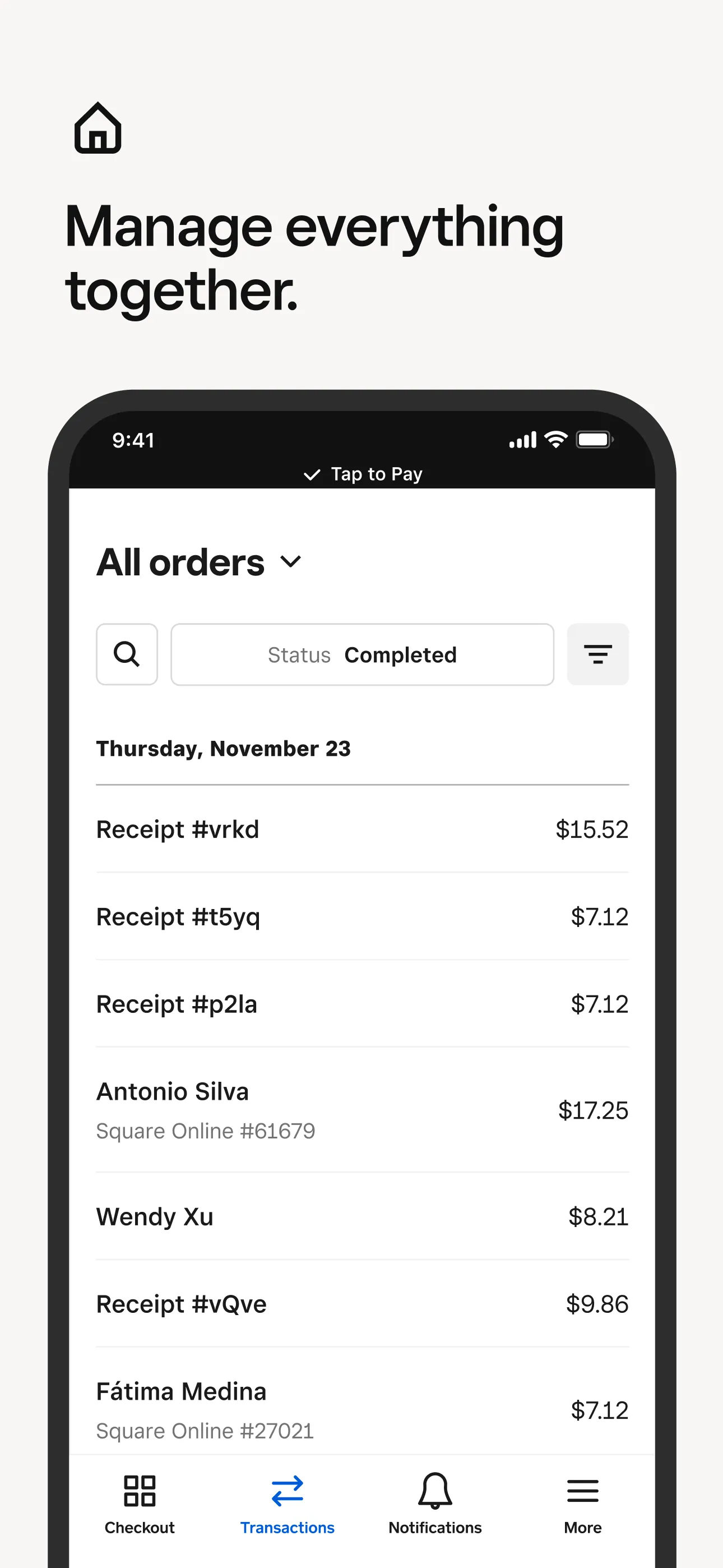 Square Point of Sale (POS) iphone screenshot 6