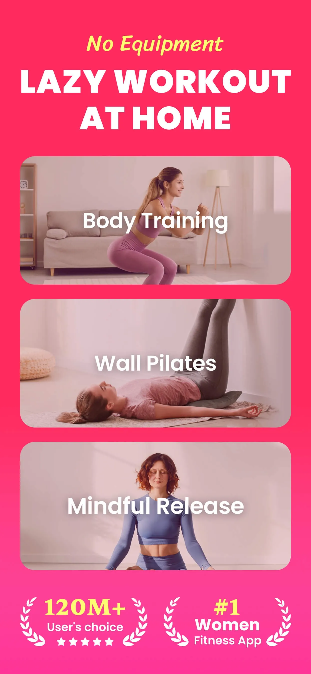 Workout for Women: Fit at Home iphone screenshot 1