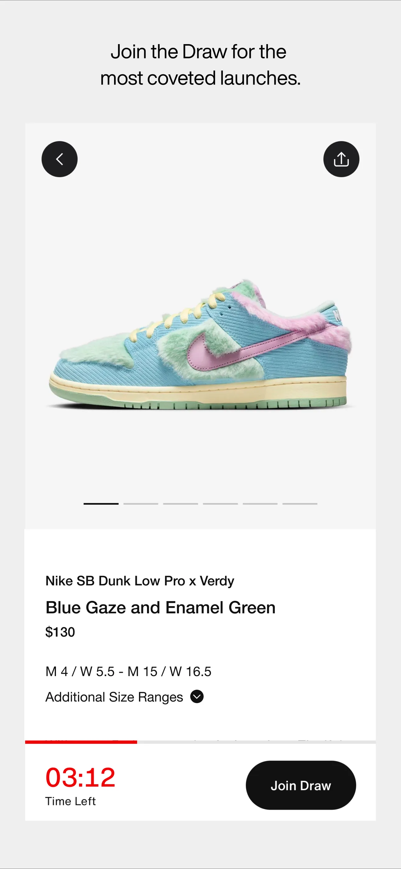 Nike SNKRS: Sneakers & Apparel iphone screenshot 3