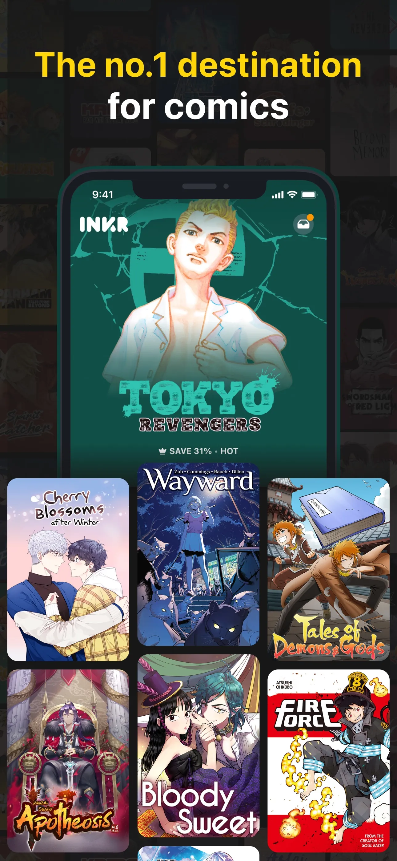 INKR — Comics, Manga, Webtoons iphone screenshot 1