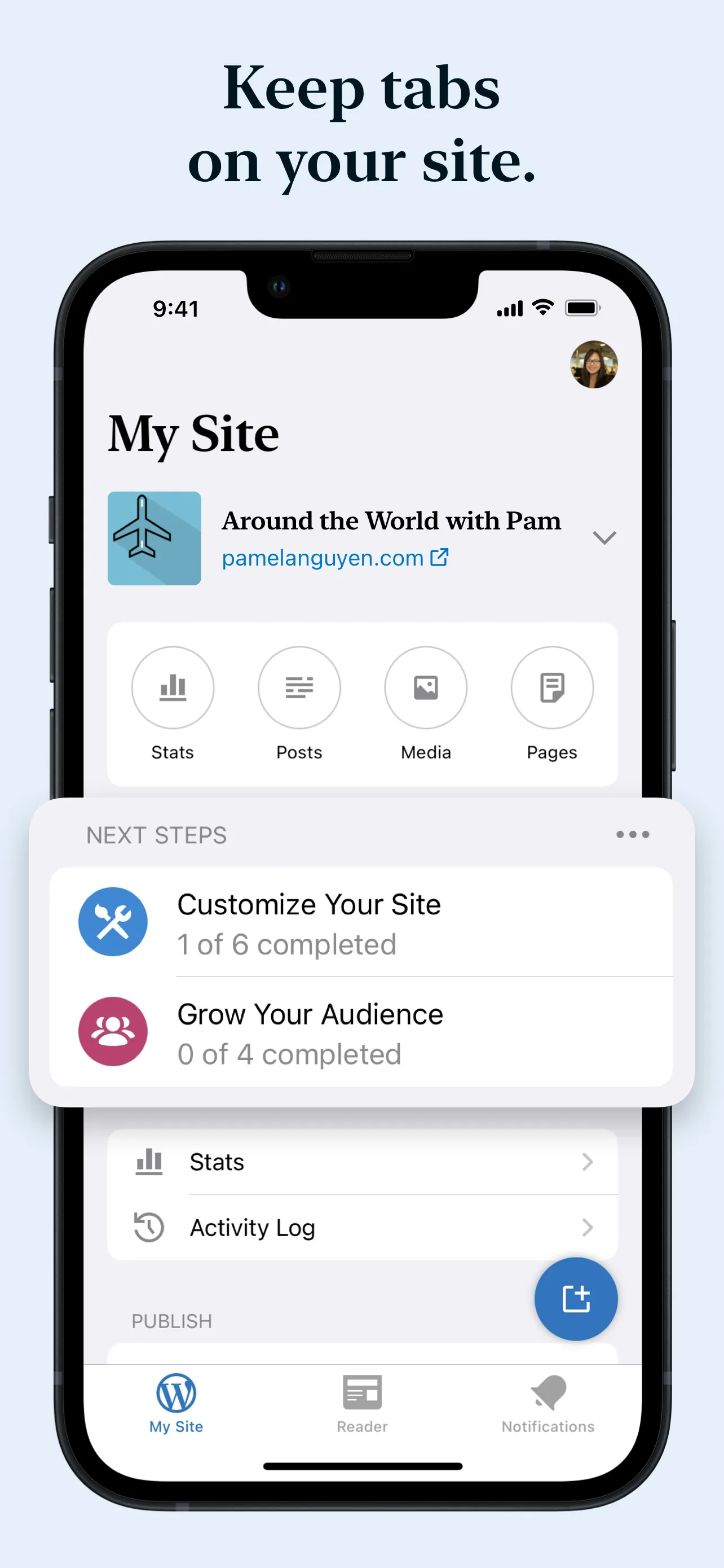 WordPress – Website Builder iphone screenshot 6