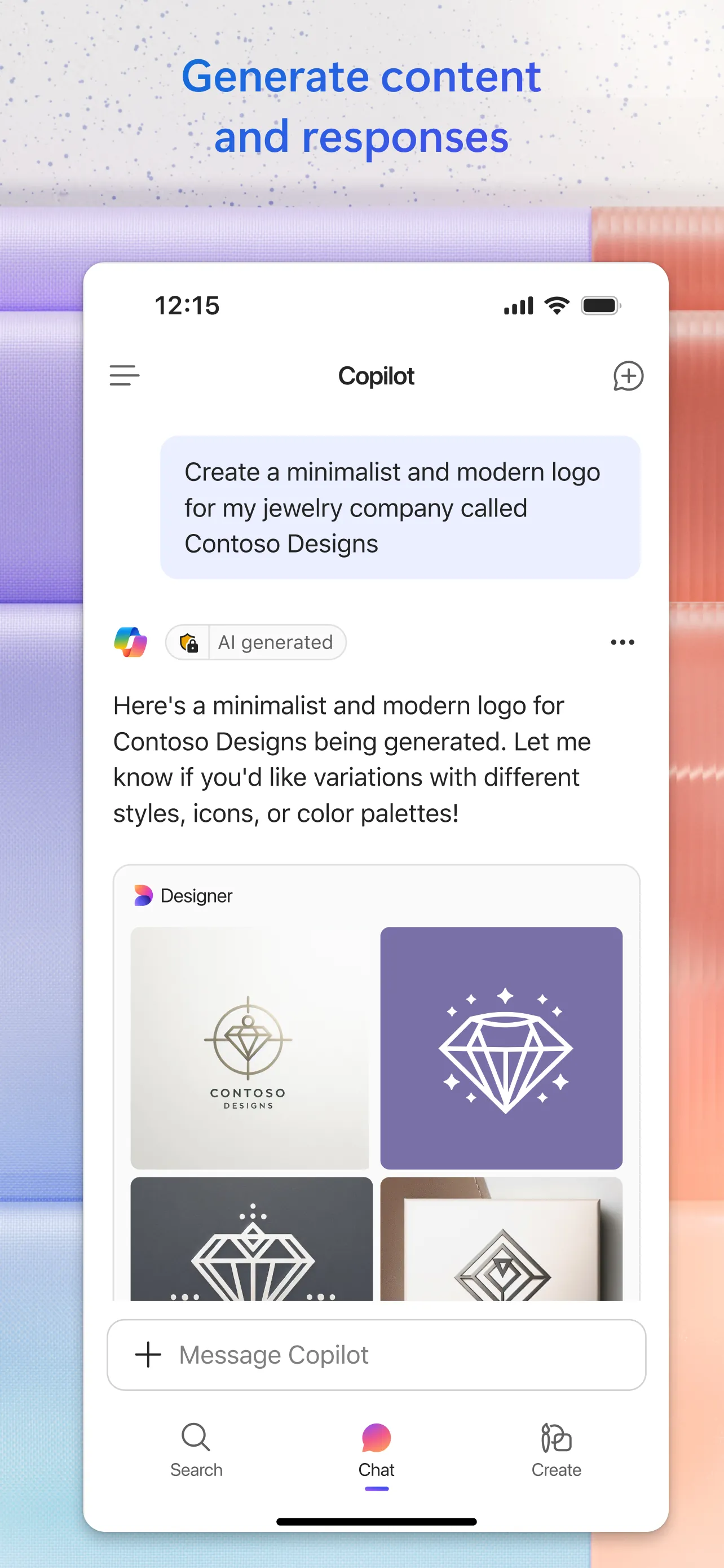 Microsoft 365 Copilot iphone screenshot 3