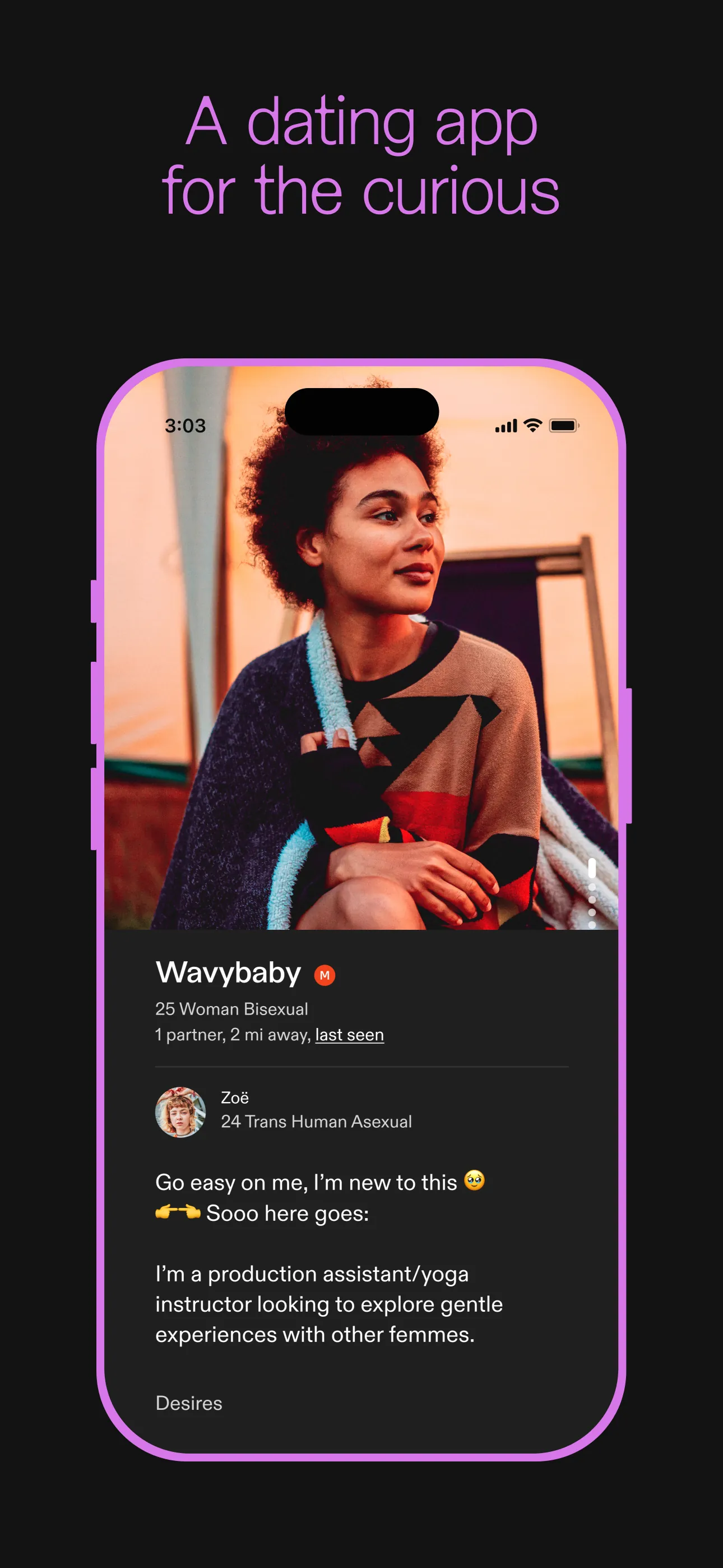 Feeld: Open-Minded Dating App iphone screenshot 2
